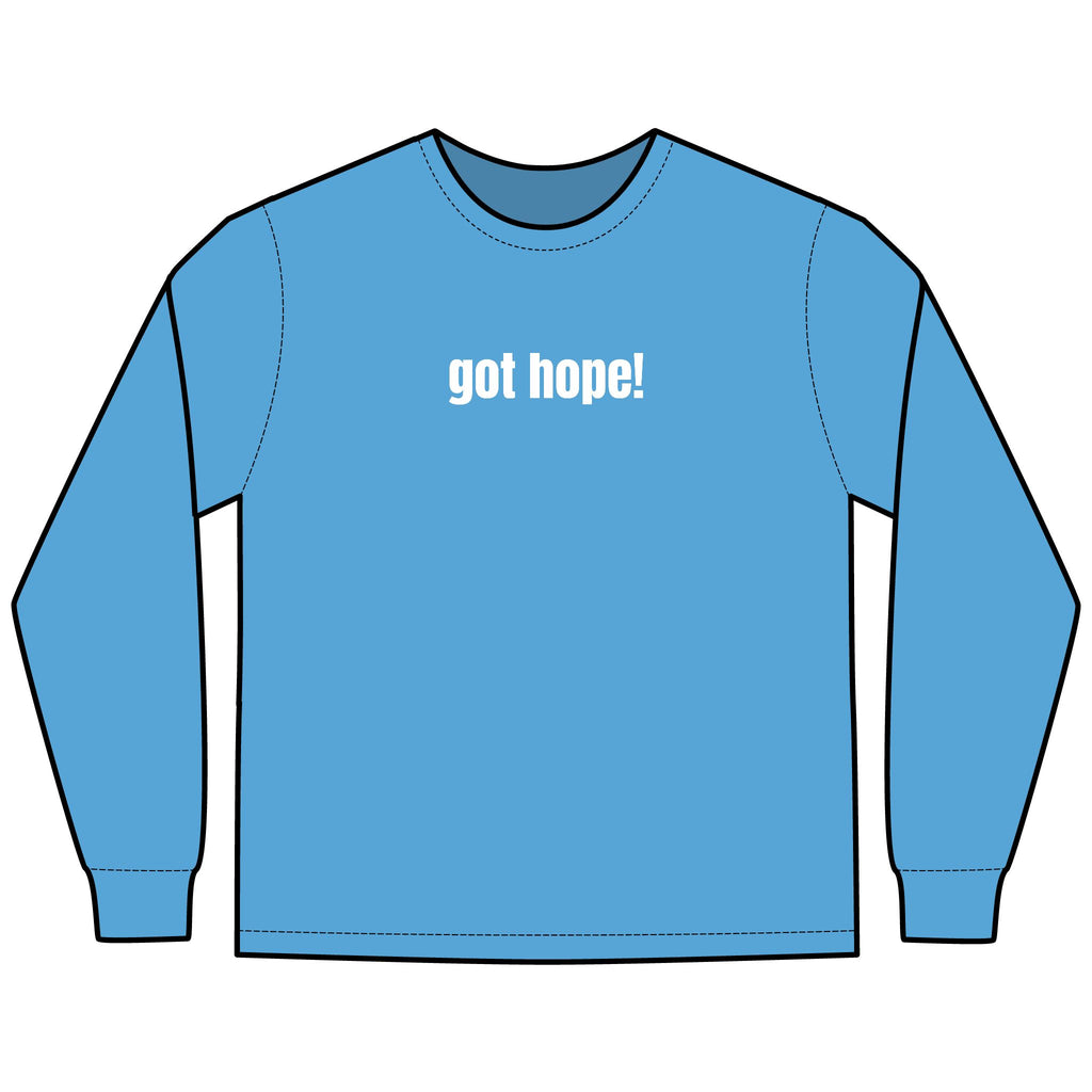 A Helping Hand Multi Colors Hanes Garment-Dyed Long Sleeve T-Shirt with 315 Print