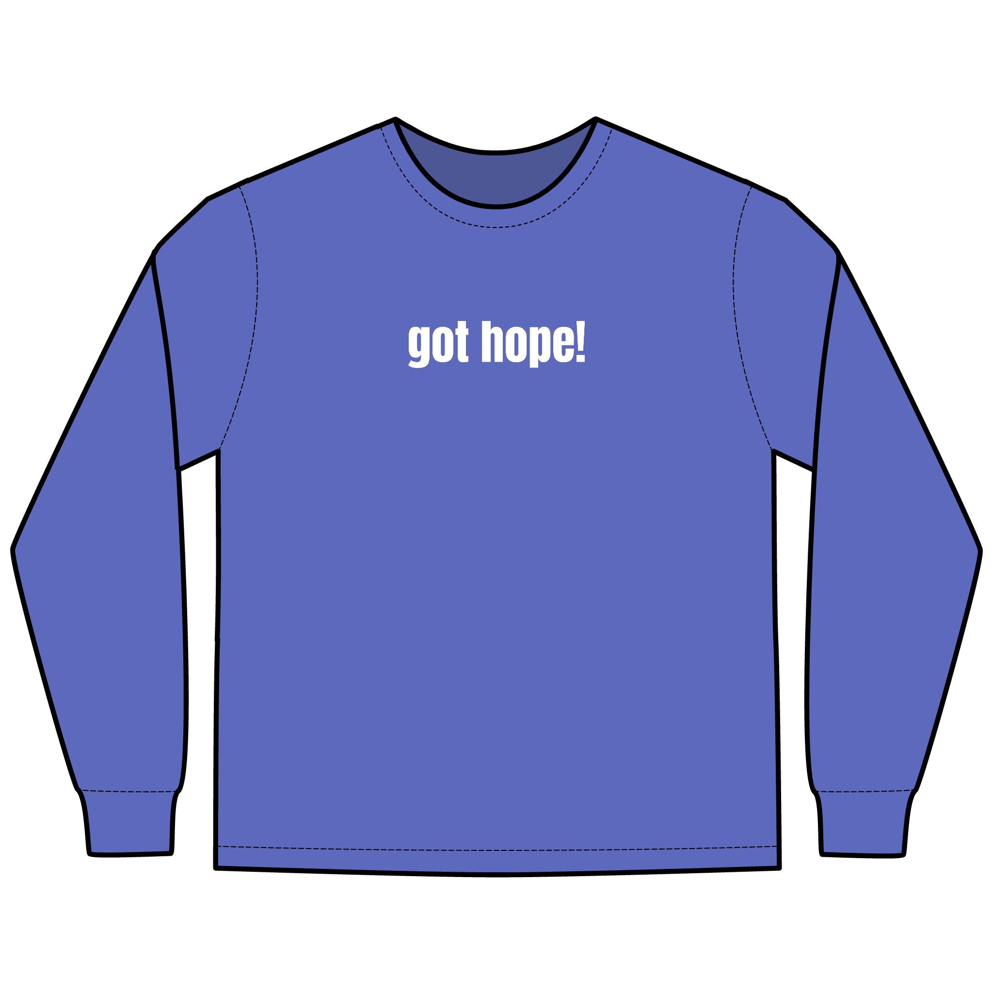 A Helping Hand Multi Colors Hanes Garment-Dyed Long Sleeve T-Shirt with 315 Print