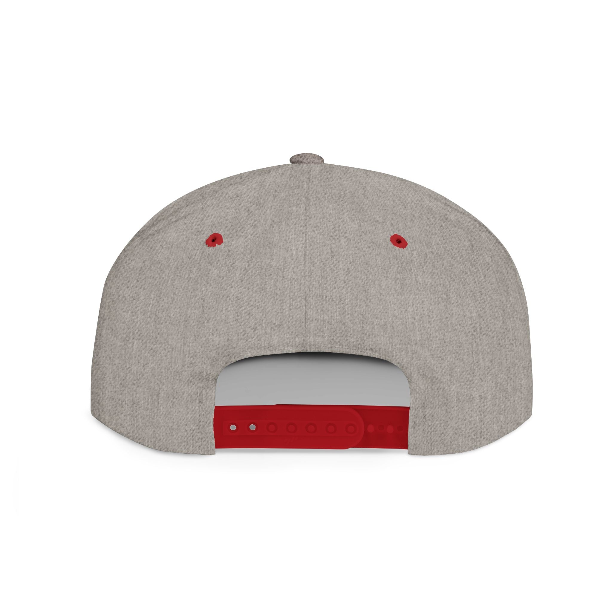 Custom White Flat Bill Snapback Hat with 315 Design