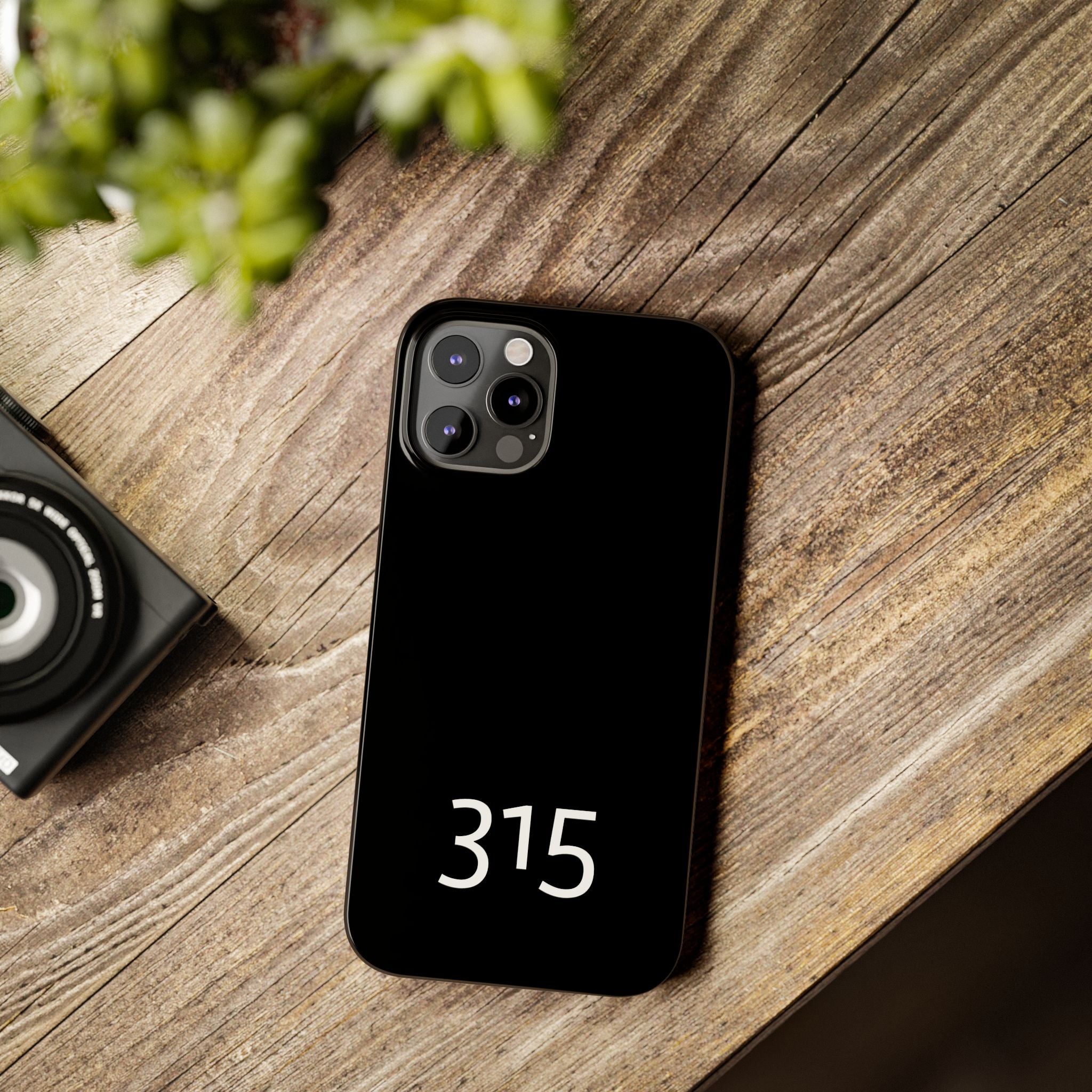 36 - Phone case 315 Slim Phone Case — Motivational Black Protective Cover