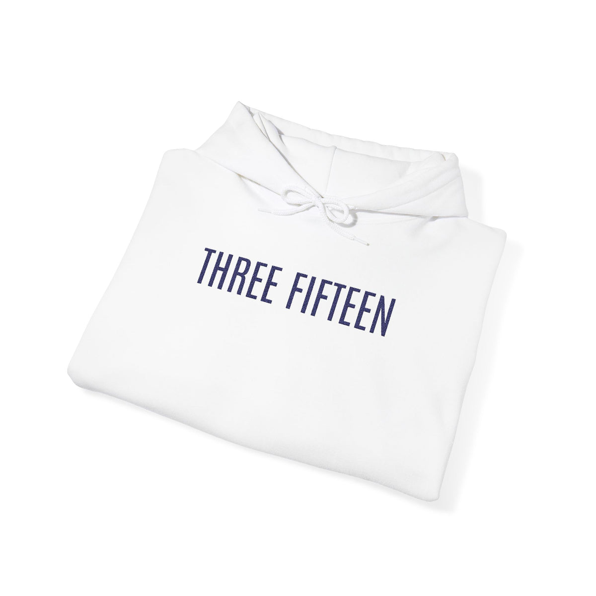 16 - Three Fifteen Embroidered Multi Colors Hoodie — Minimal Numeric Graphic Pullover