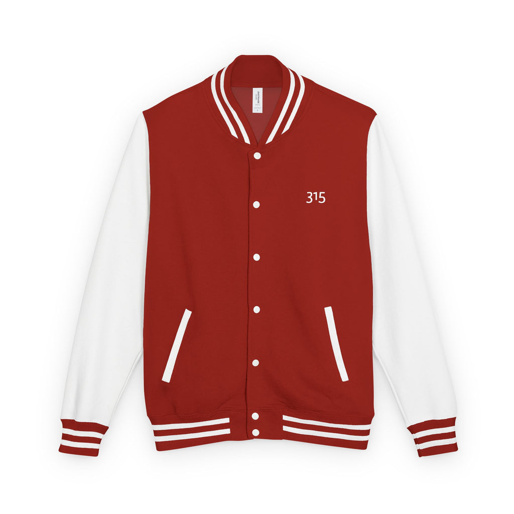 Multi Color Unisex Heavyweight Letterman Jacket - Classic Athletic Style with 315 Detail