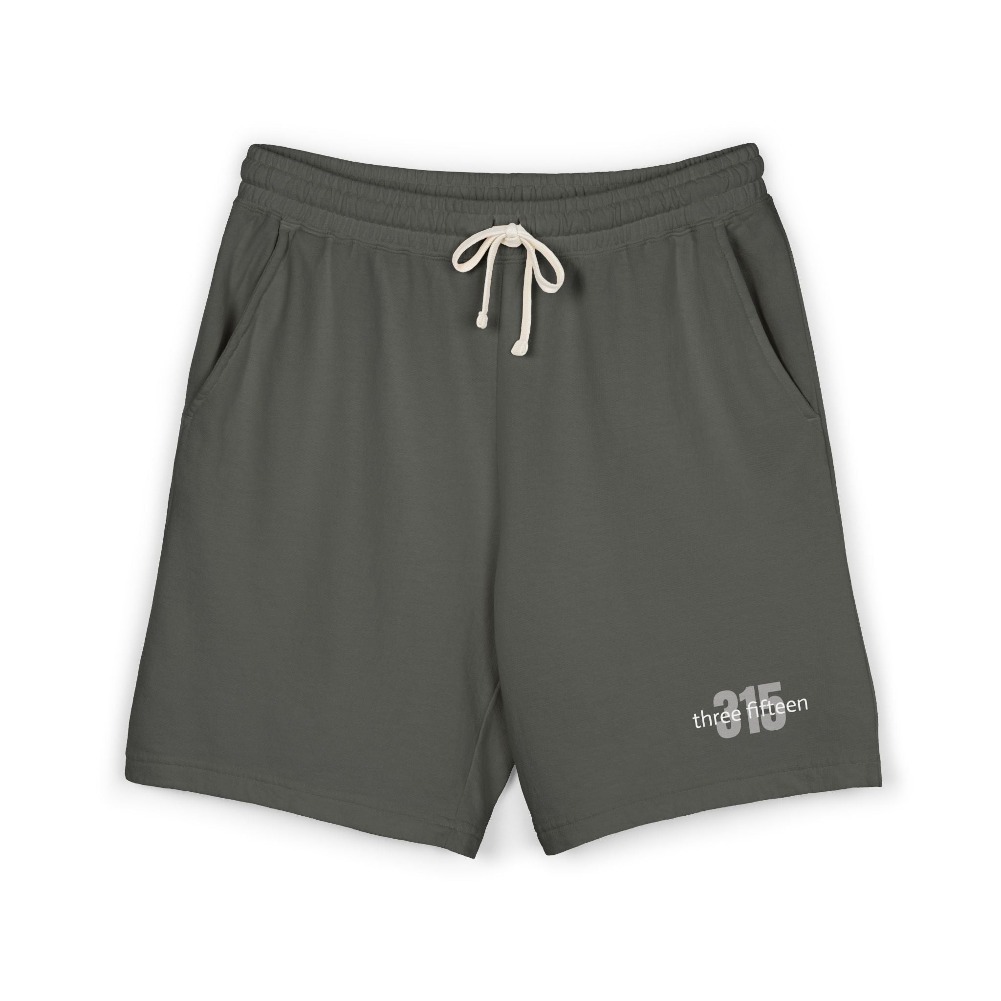 22 - Lightweight Fleece Sweat Shorts — 'three fifteen' Minimal Logo