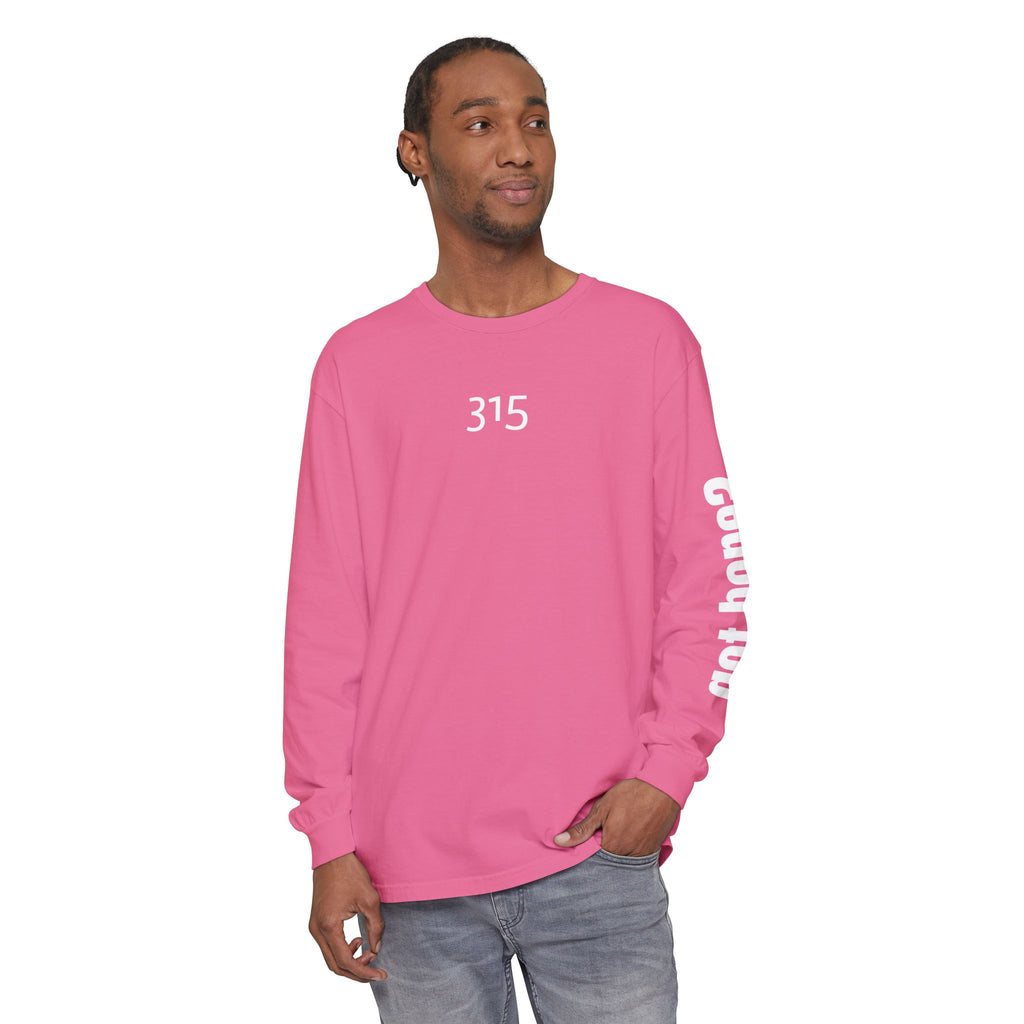 315 A Helping Hand Unisex Long Sleeve T-Shirt - Inspirational Casual Wear