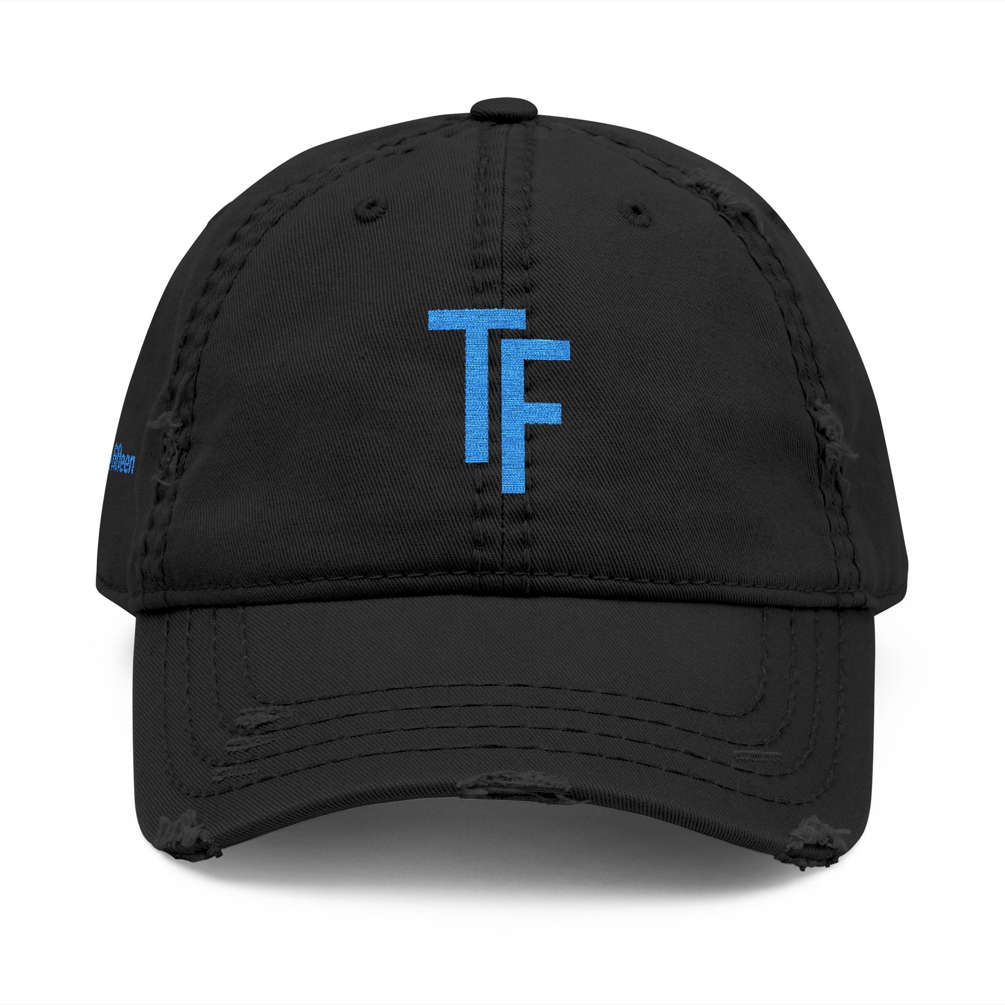 3 - Hat Distressed Embroidered TF Three Fifteen Dad Hat - Casual Chic Accessory