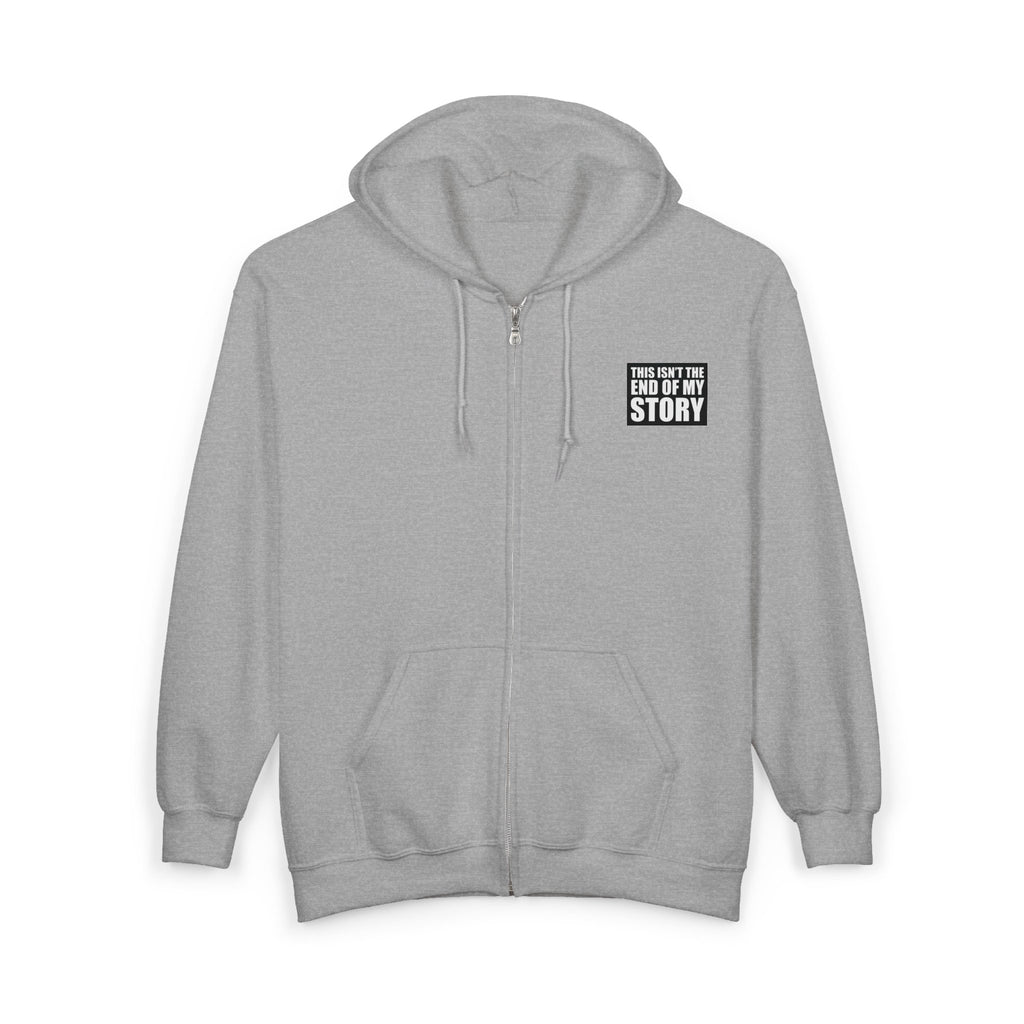 Inspirational Quote Full Zip Hoodie