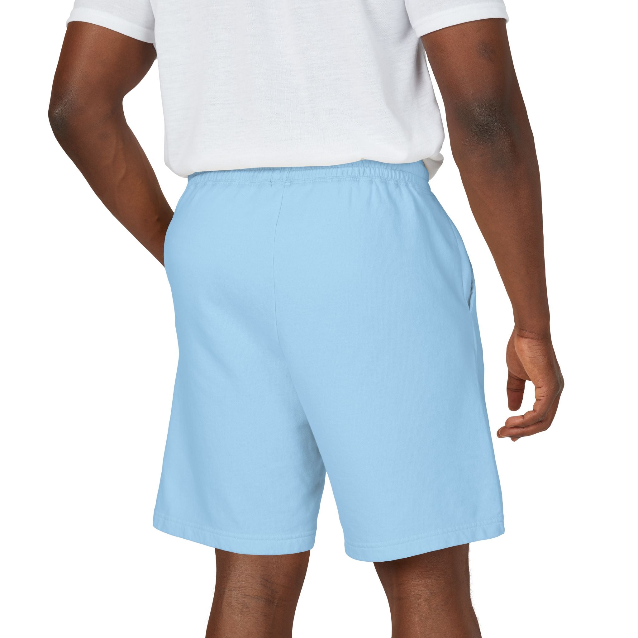 22 - Lightweight Fleece Sweat Shorts — Minimal "three fifteen" Embroidered Lounge Shorts