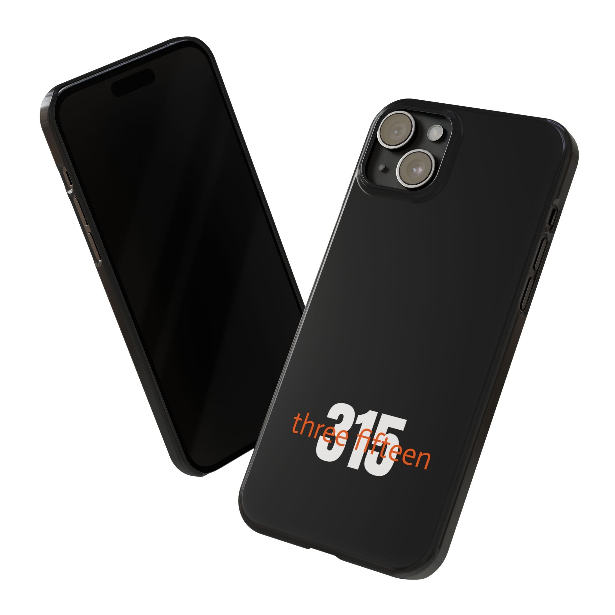 36 - Phone case 315 Slim Phone Case — Motivational Black Protective Cover