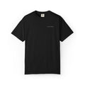 11 - Embroidered Three Fifteen Multi Color Minimalist '75' Chest Logo T-Shirt – Garment-Dyed White Casual Tee