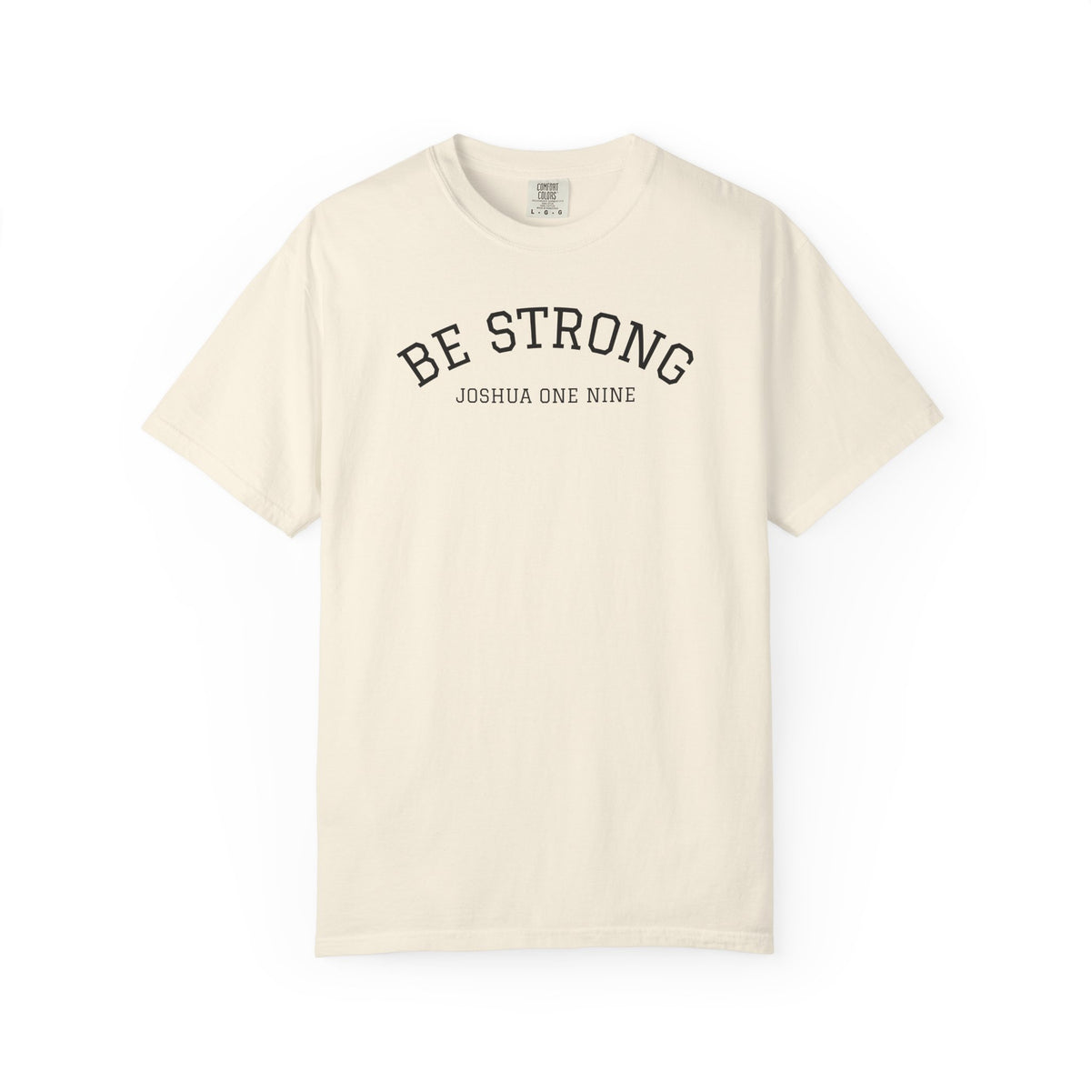 01 - Multi Colors  “Be Strong Joshua One Nine” Plain Back Store Graphic T-Shirt
