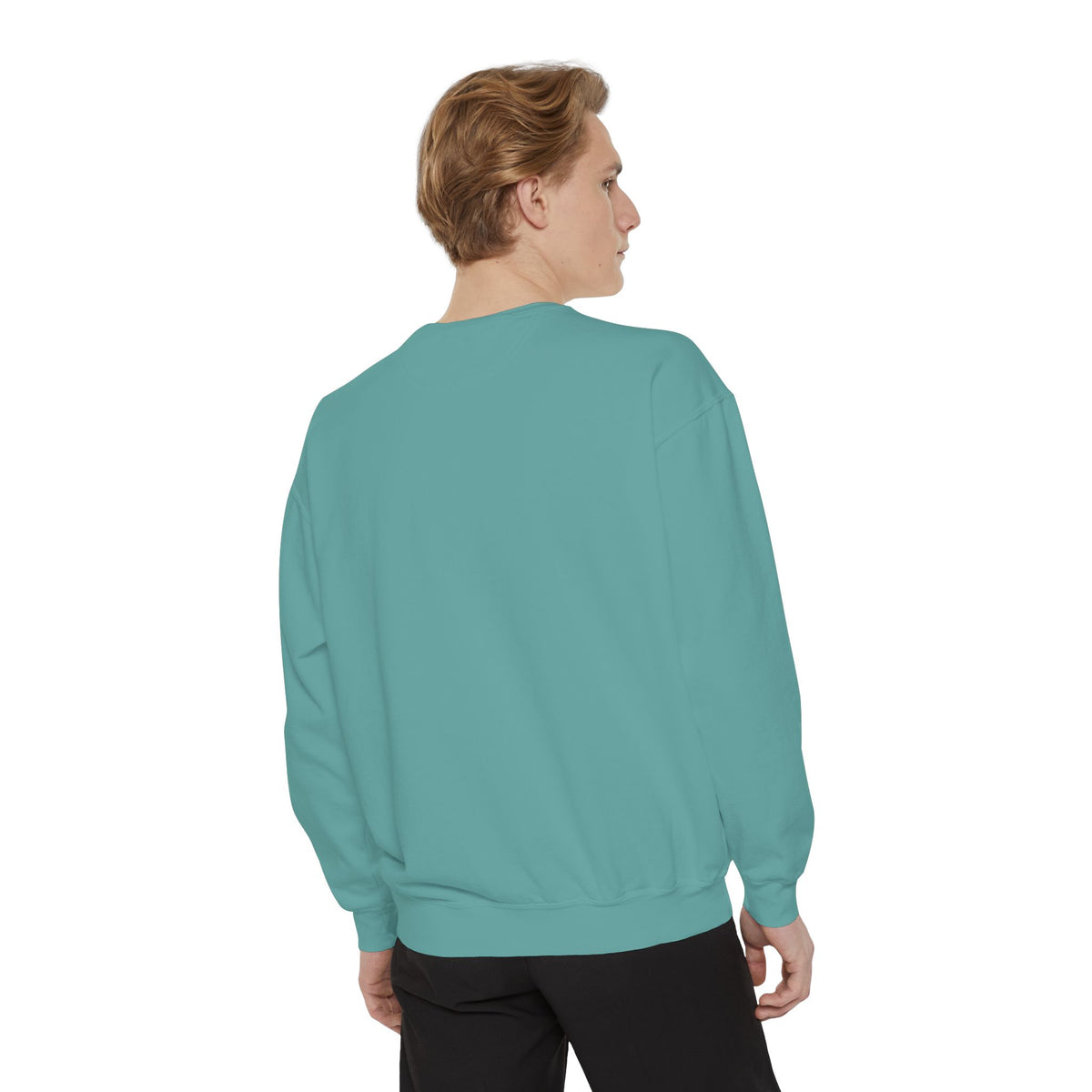 15 - Multi Color Hope Matters Embroidered Minimalist Logo Sweatshirt — White Crewneck Casual Pullover