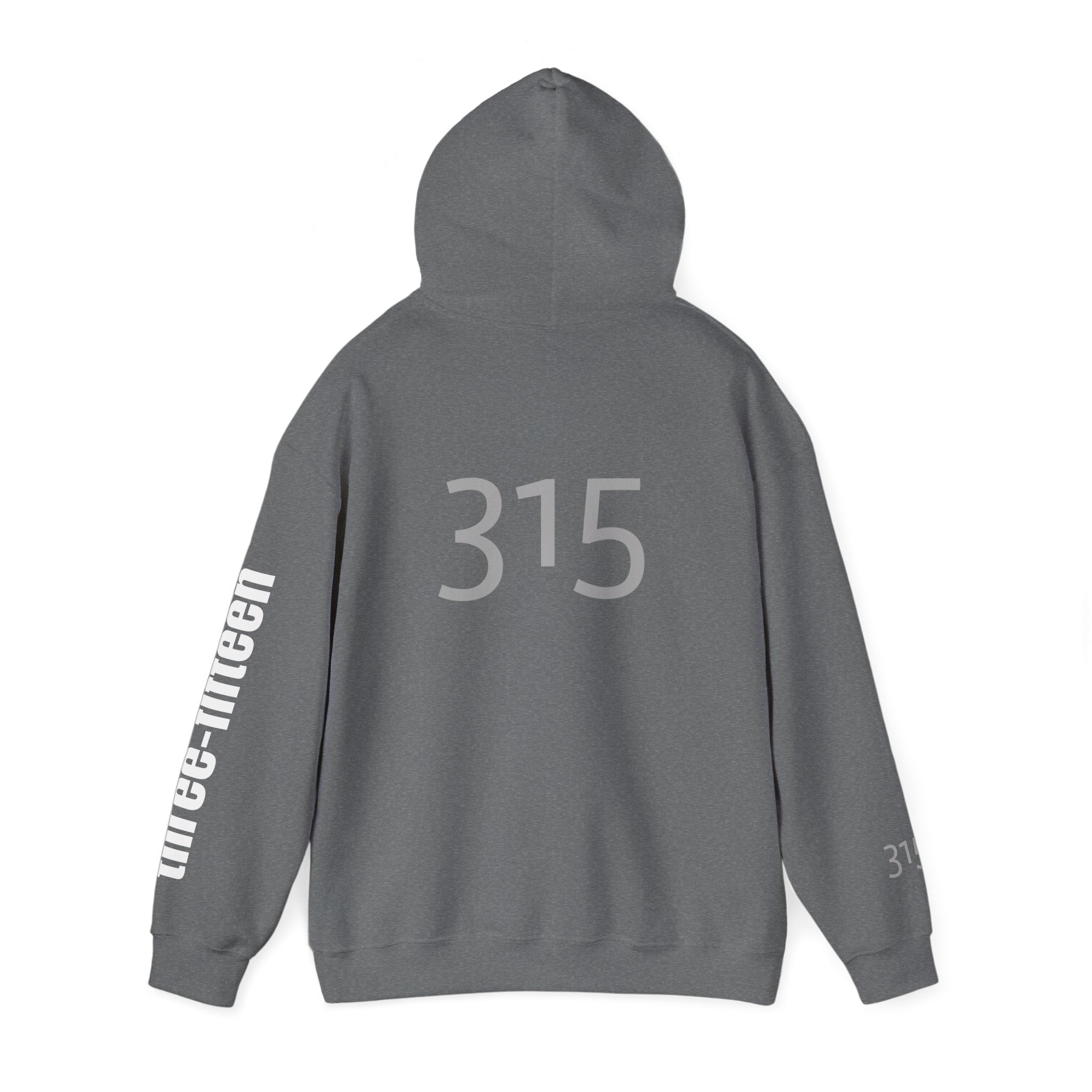16 - Multi Color Printed Bold 315 Three Fifteen Inspirational Quote Hoodie - This Isn't The End Of My Story