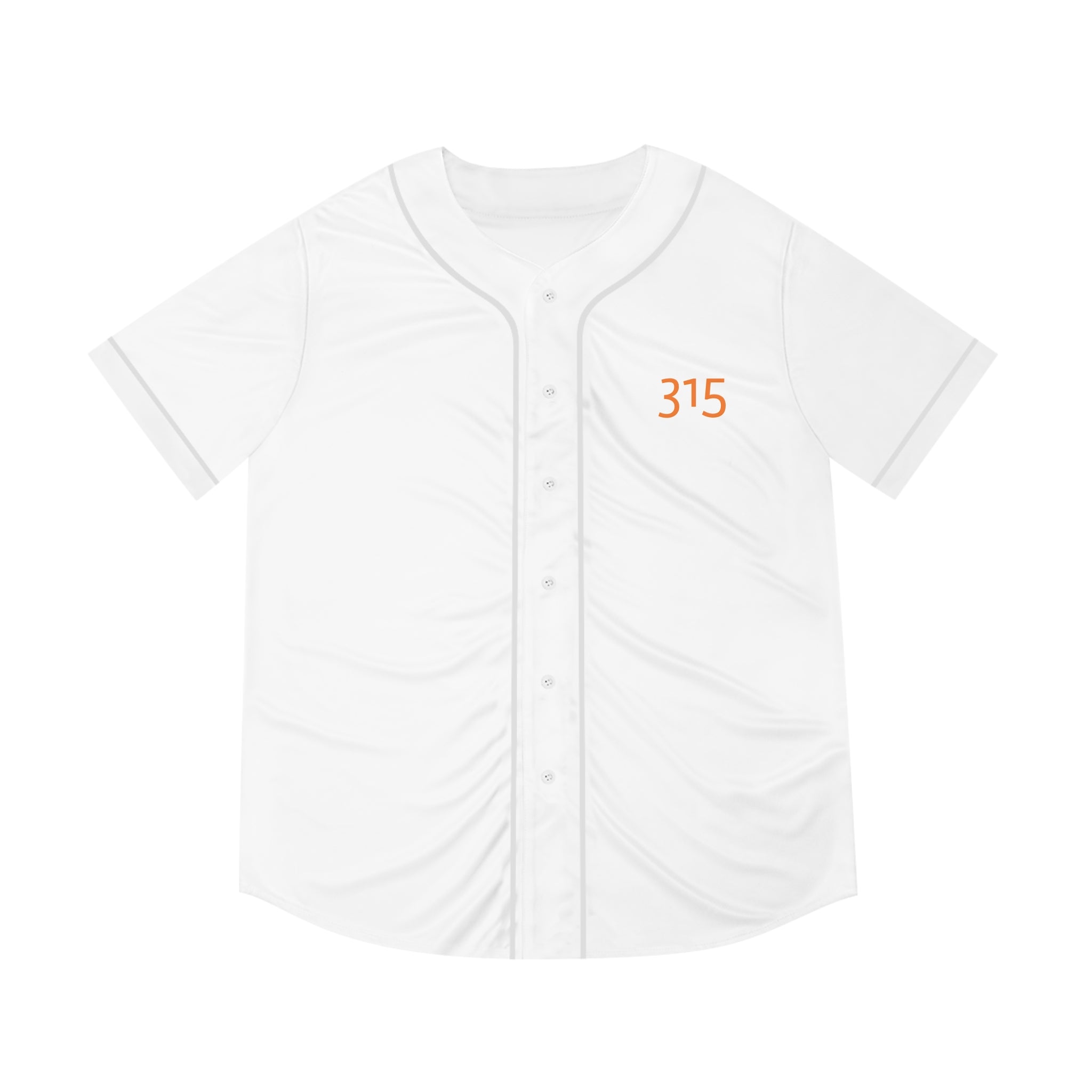 Three-Fifteen Stylish Men's Baseball Jersey with Custom Number 315