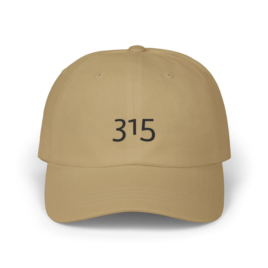 3 - Hat 315 Embroidered Dad Cap — Minimalist White Baseball Hat