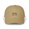 3 - Hat 315 Embroidered Dad Cap — Minimalist White Baseball Hat