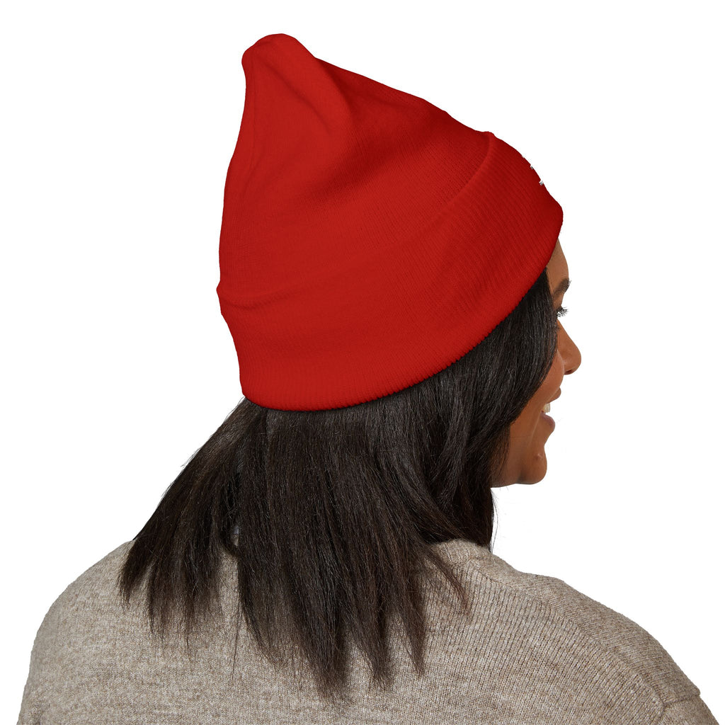 Embroidered Classic Cuffed Beanie - Stylish Warmth for Every Occasion