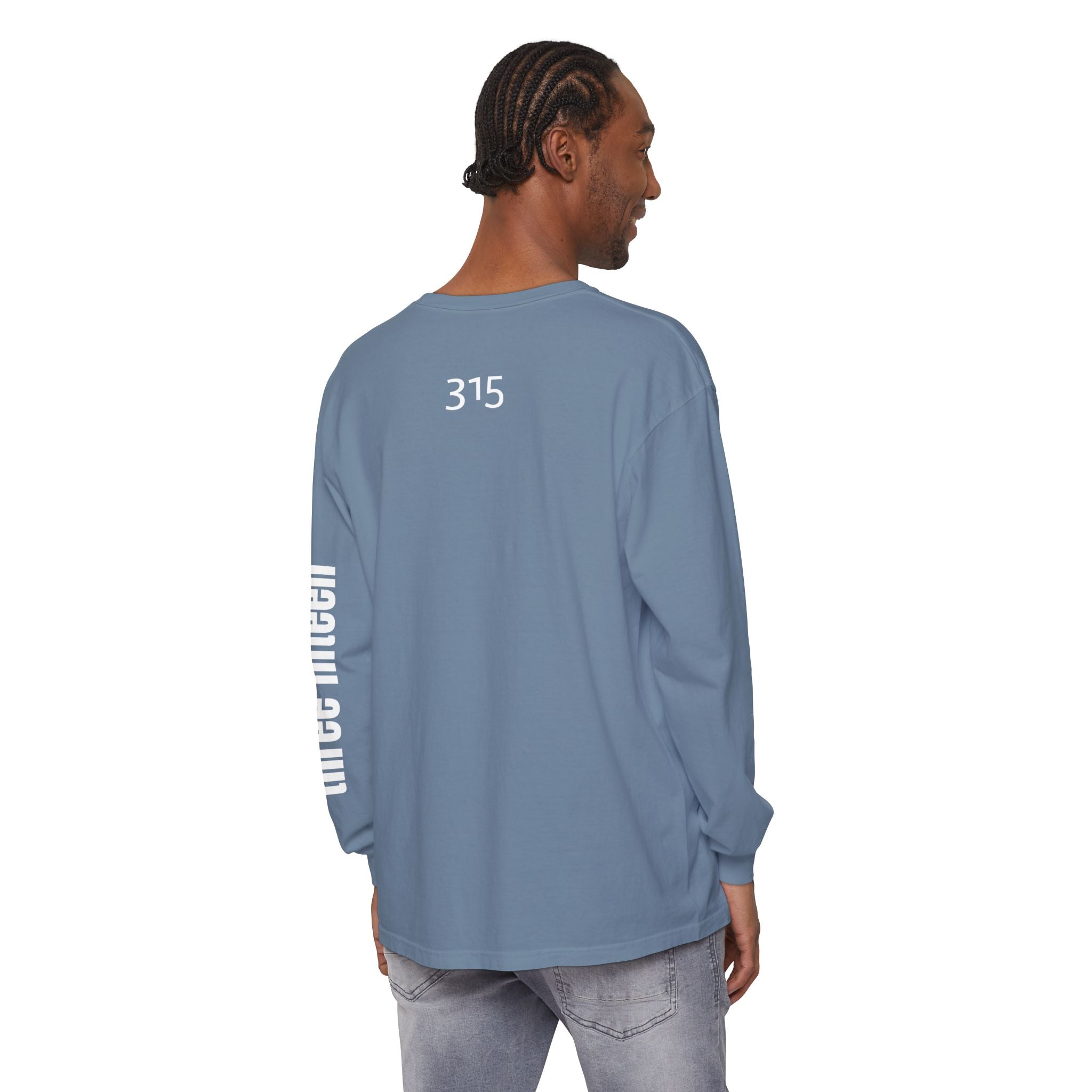 12 - 315 Three Fifteen Multi Color Unisex Long Sleeve T-Shirt - Inspirational Casual Wear