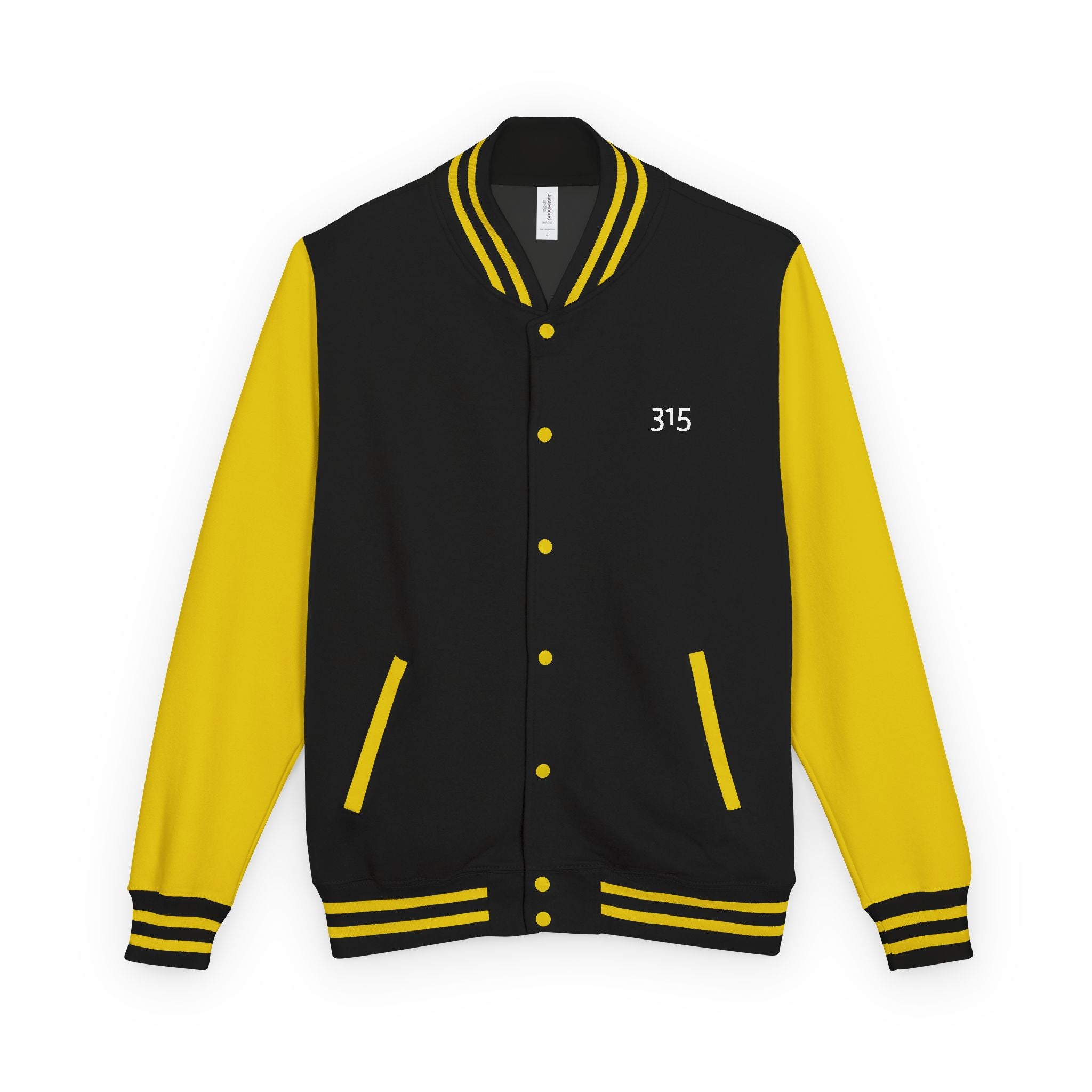 Multi Color Unisex Heavyweight Letterman Jacket - Classic Athletic Style with 315 Detail