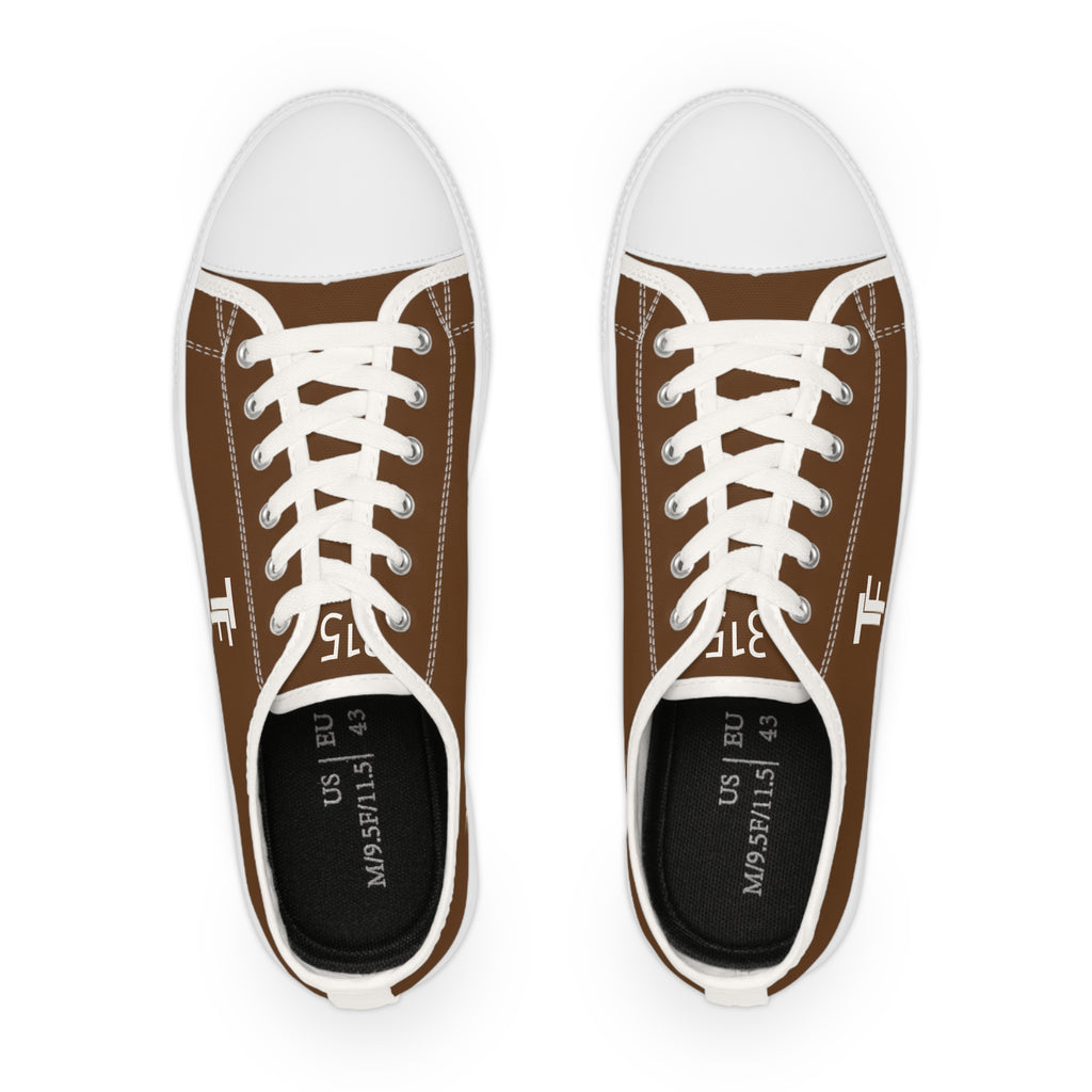 31 - Men's Low Top Sneakers TF — Minimal Grey Canvas Shoes with '315' Side Graphic