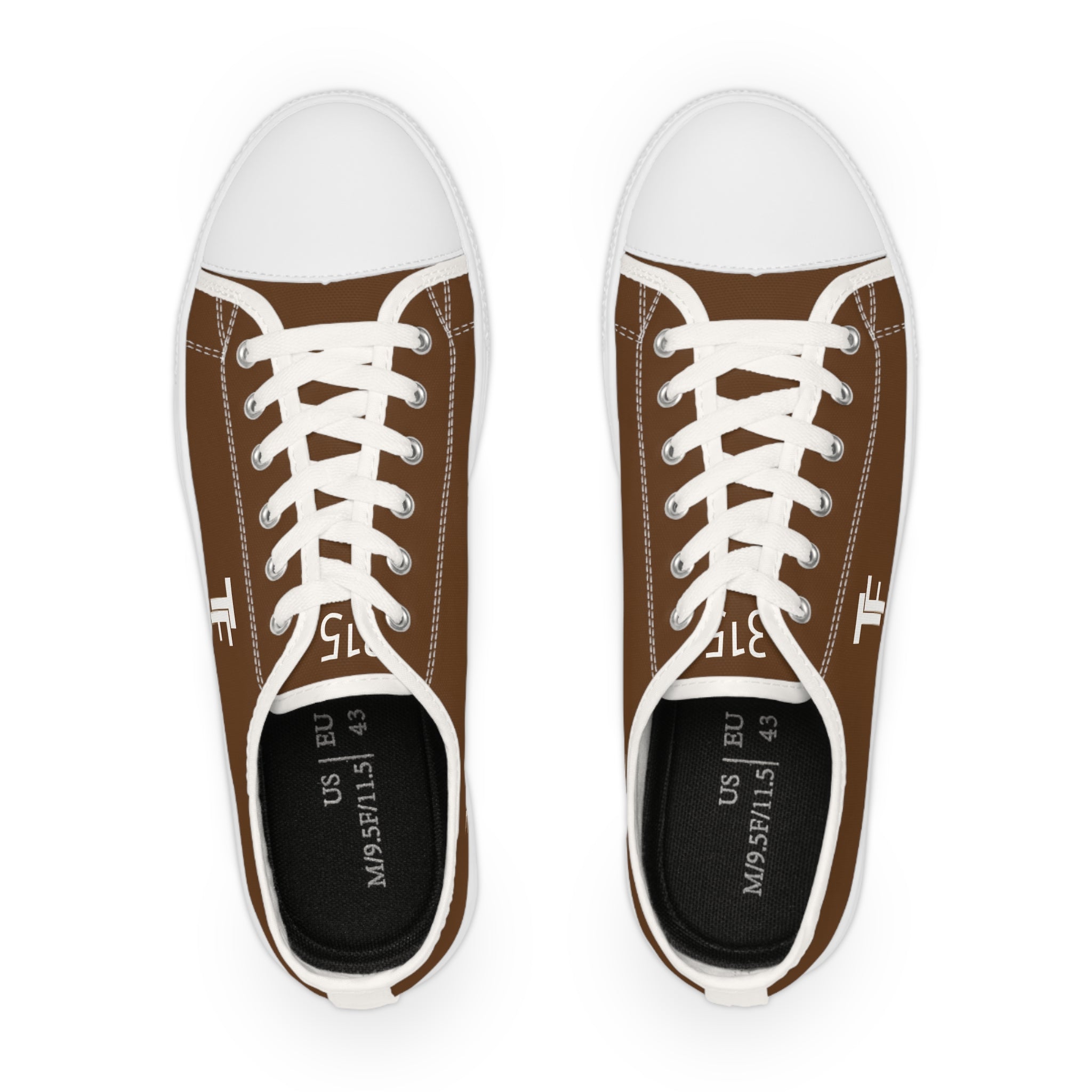 31 - Men's Low Top Sneakers TF — Minimal Grey Canvas Shoes with '315' Side Graphic