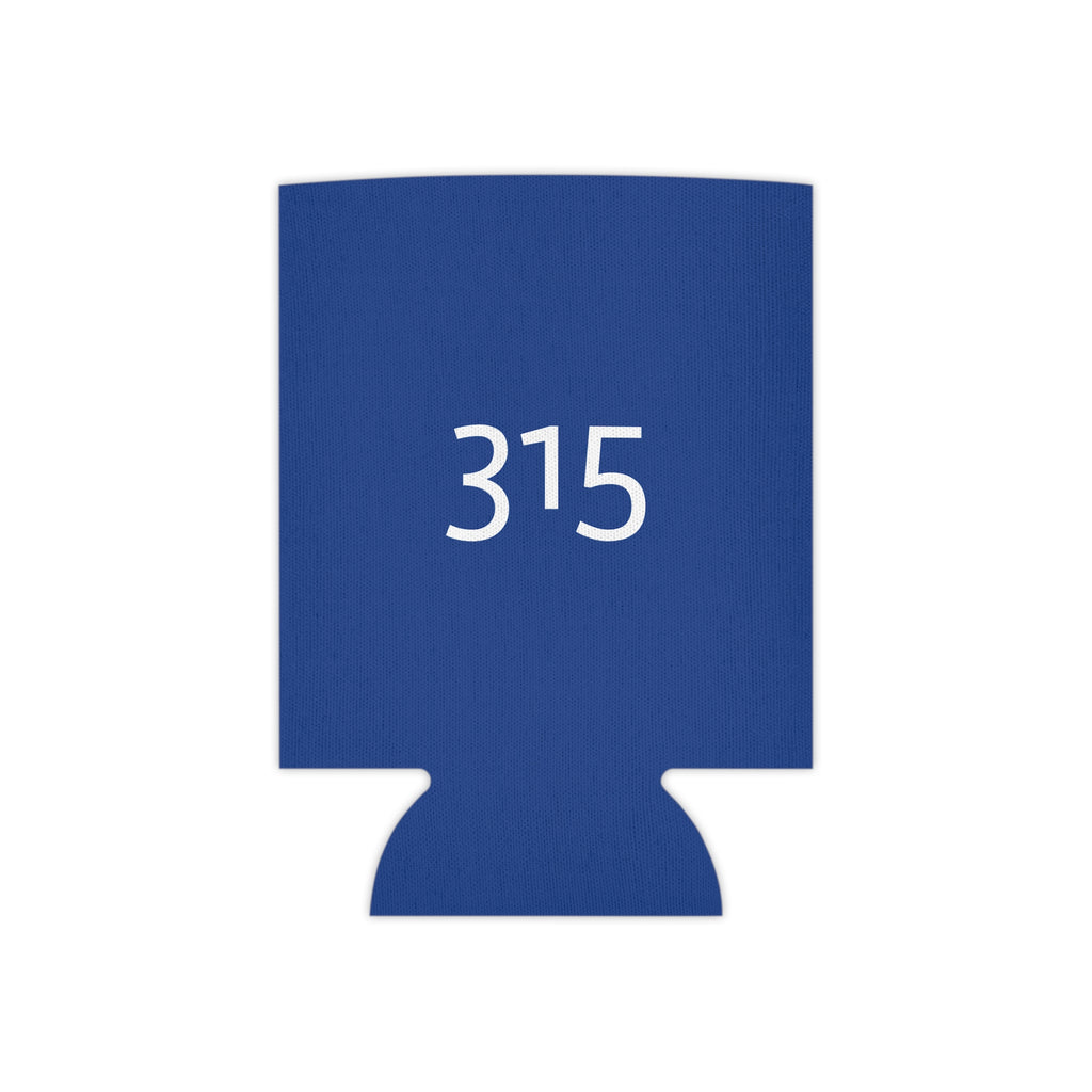 Can Cooler — Minimal '315' Blue Foam Koozie
