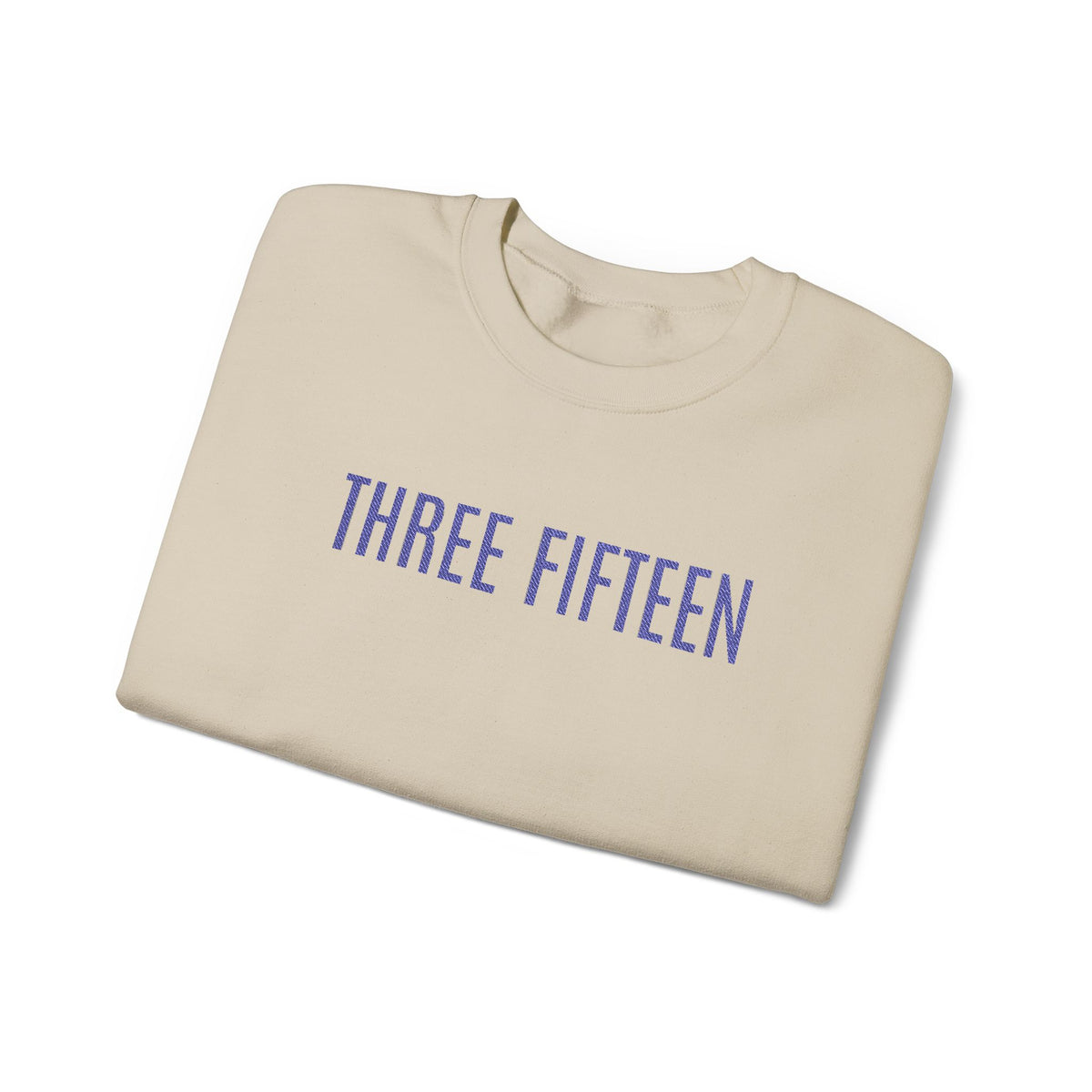 15 - Three Fifteen Embroidered Multi Colors Crewneck Sweatshirt — Minimal Black Graphic Pullover