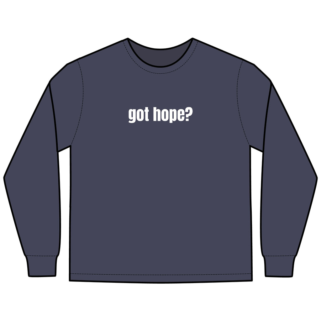 From the Inside Out Multi Colors Hanes Garment-Dyed Long Sleeve T-Shirt with 315 Print