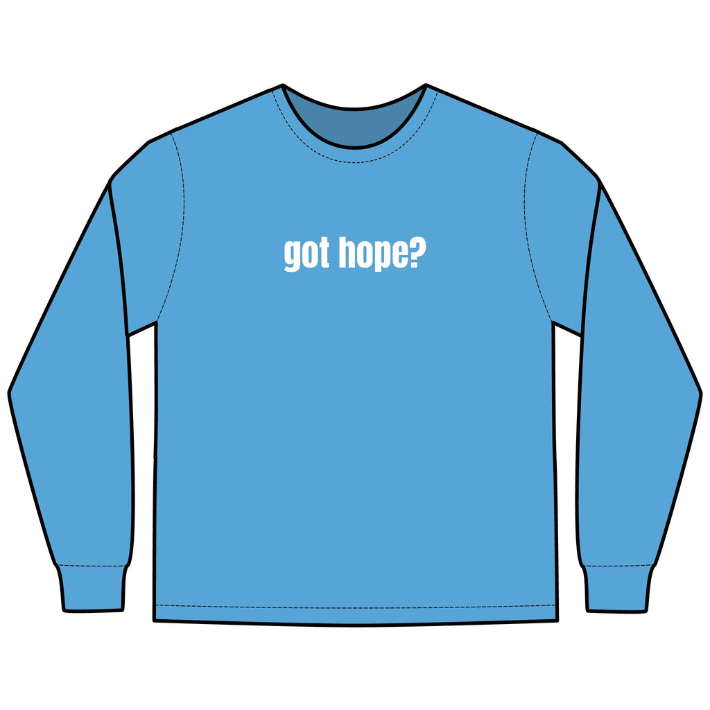 From the Inside Out Multi Colors Hanes Garment-Dyed Long Sleeve T-Shirt with 315 Print