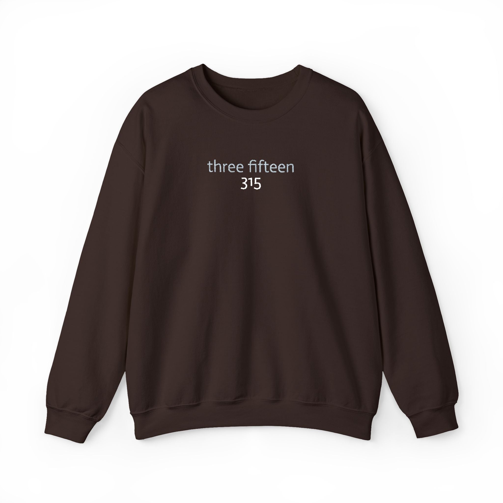 15 - Embroidered Three Fifteen 315 Crewneck Sweatshirt