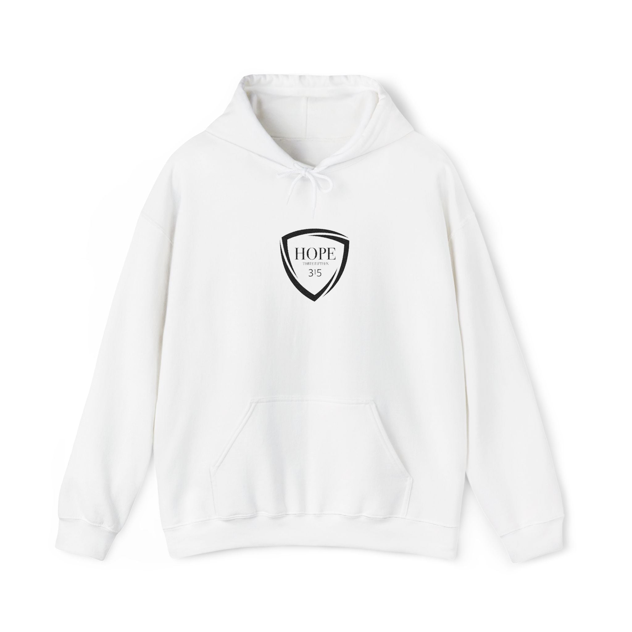 16 - Multi Color - Embroidered Hope Shield Hoodie — Pullover