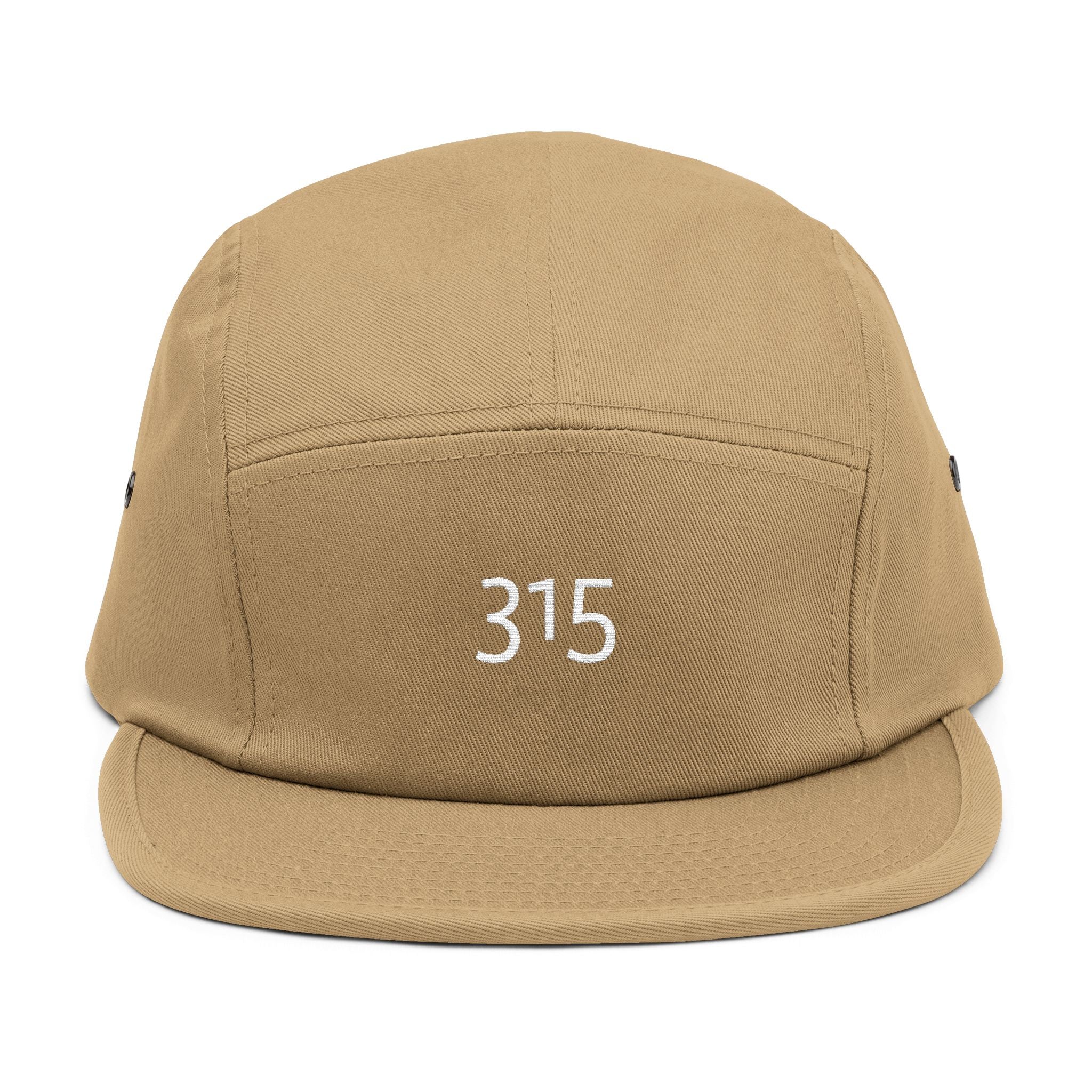 Embroidered 5 Panel Cap - Casual Streetwear with Unique Design (315)