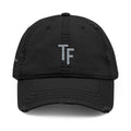 3 - Hat Distressed Embroidered TF Three Fifteen Dad Hat - Casual Chic Accessory