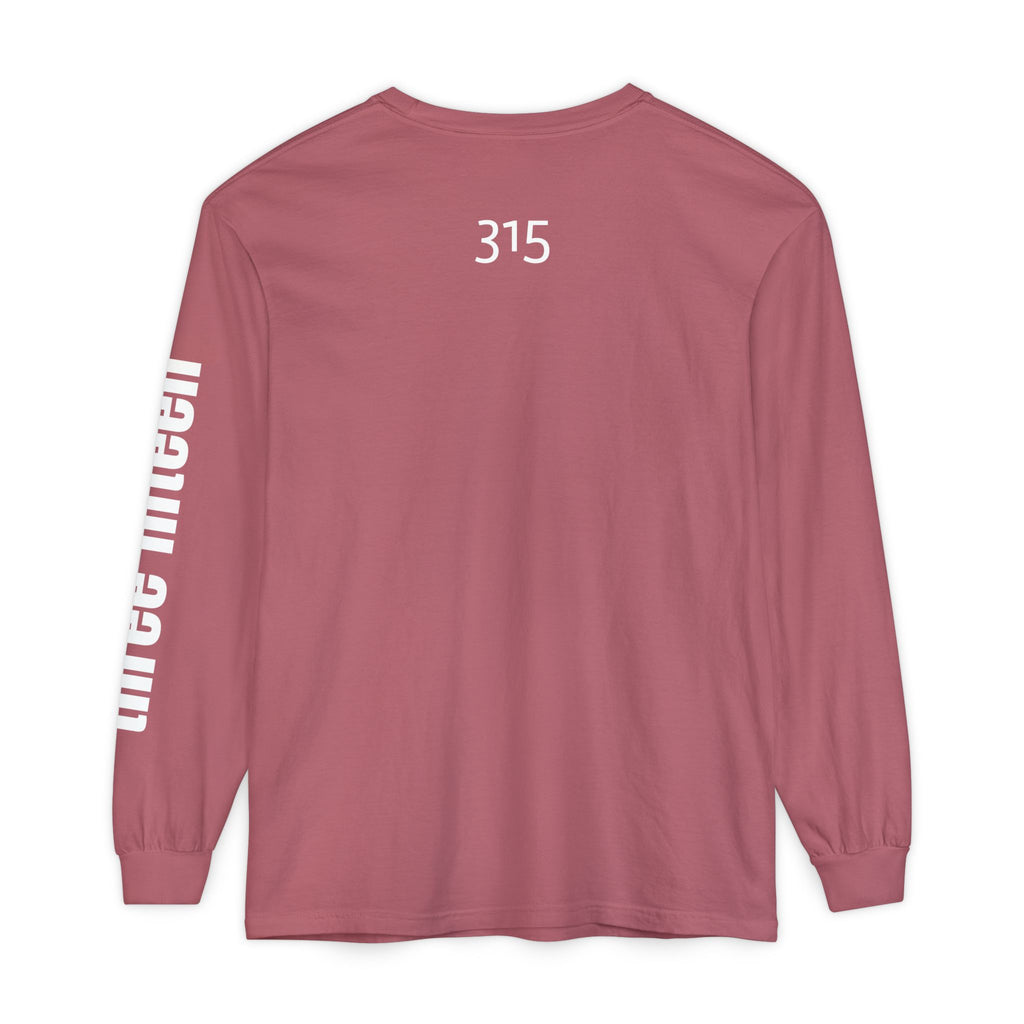 12 - 315 Three Fifteen Multi Color Unisex Long Sleeve T-Shirt - Inspirational Casual Wear