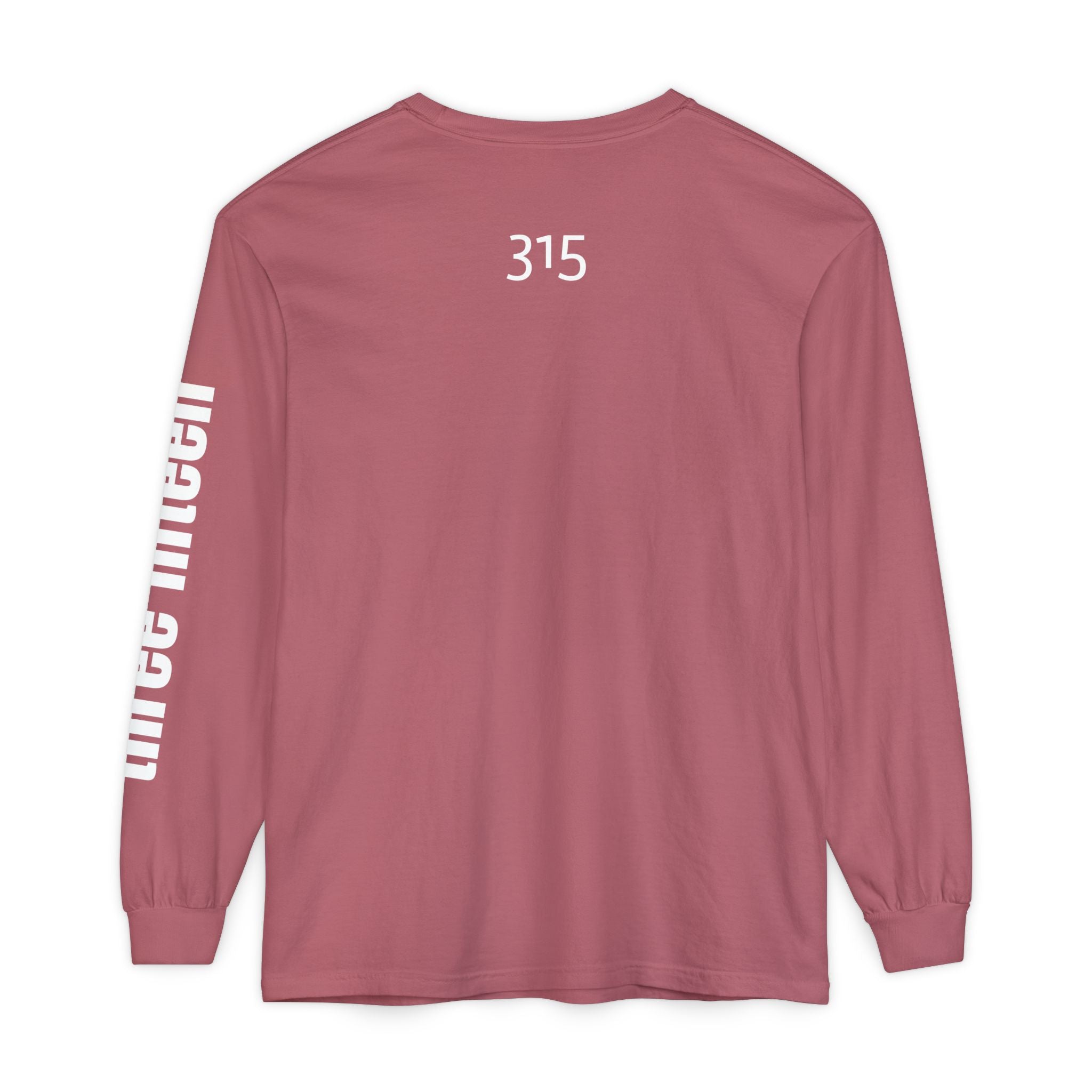 12 - 315 Three Fifteen Multi Color Unisex Long Sleeve T-Shirt - Inspirational Casual Wear