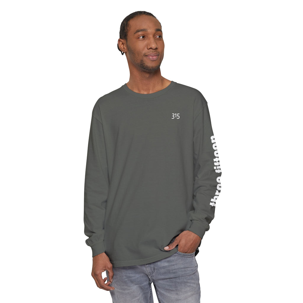 12 - 315 Three Fifteen Multi Color Unisex Long Sleeve T-Shirt - Inspirational Casual Wear