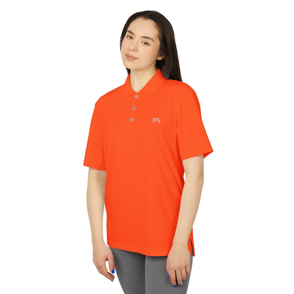 Multi Colors Unisex Performance Polo - Bold Orange Athletic Shirt