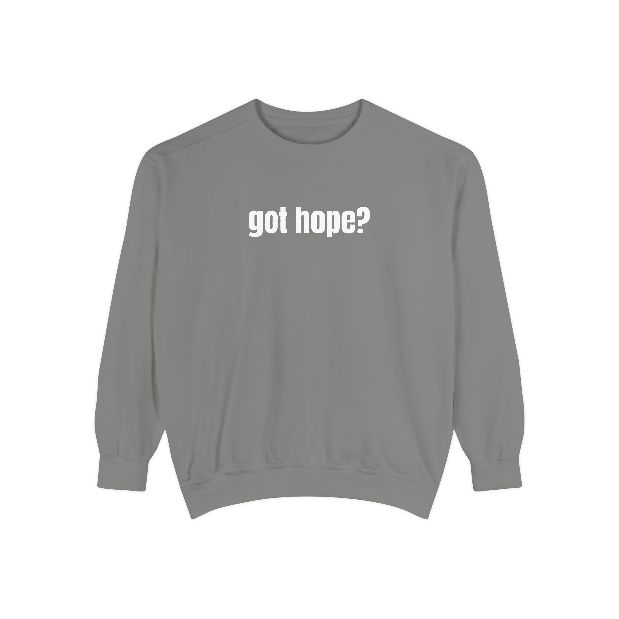 15 - Got Hope - Multi Color Cozy “A Helping Hand” Unisex Garment-Dyed Sweatshirt for Everyday Comfort