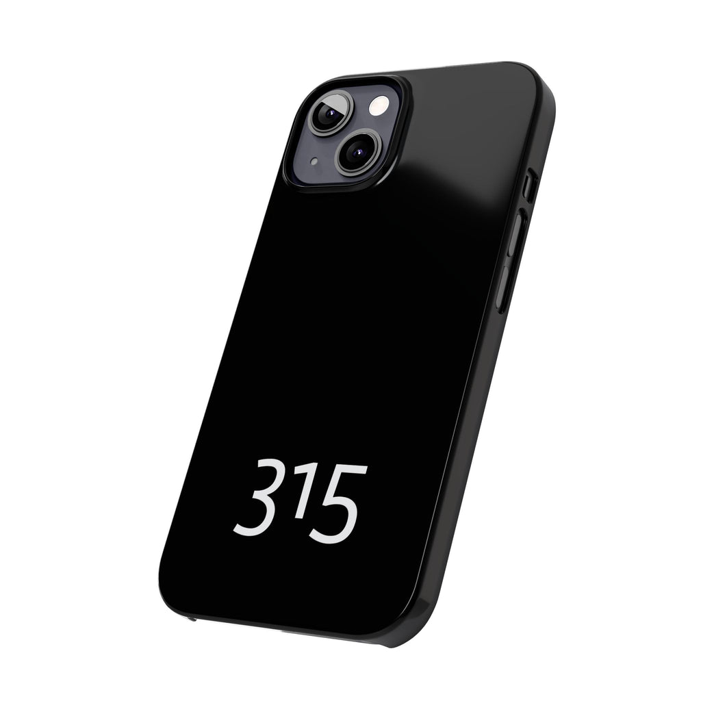 36 - Phone case 315 Slim Phone Case — Motivational Black Protective Cover