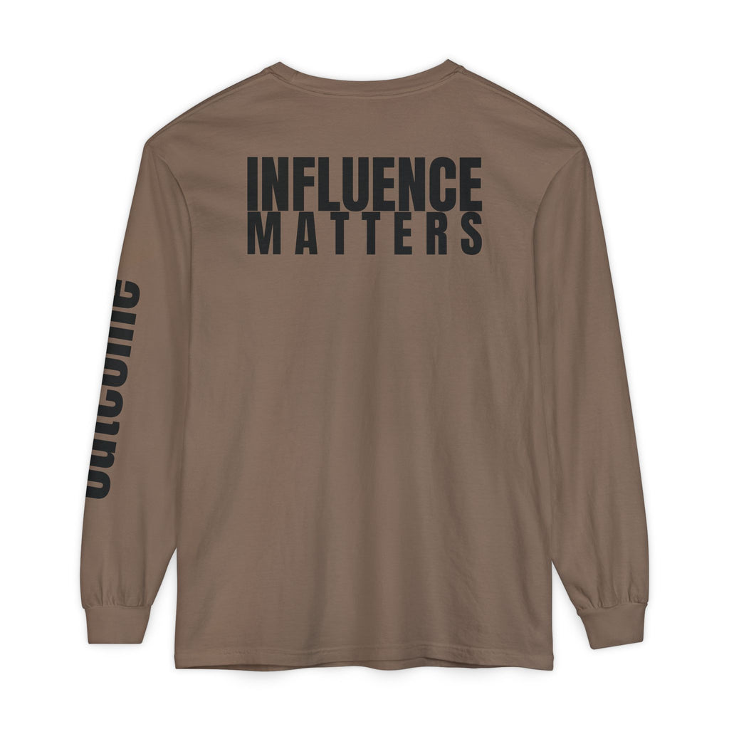 Influence Matters Unisex Long Sleeve T-Shirt - Inspirational Casual Wear