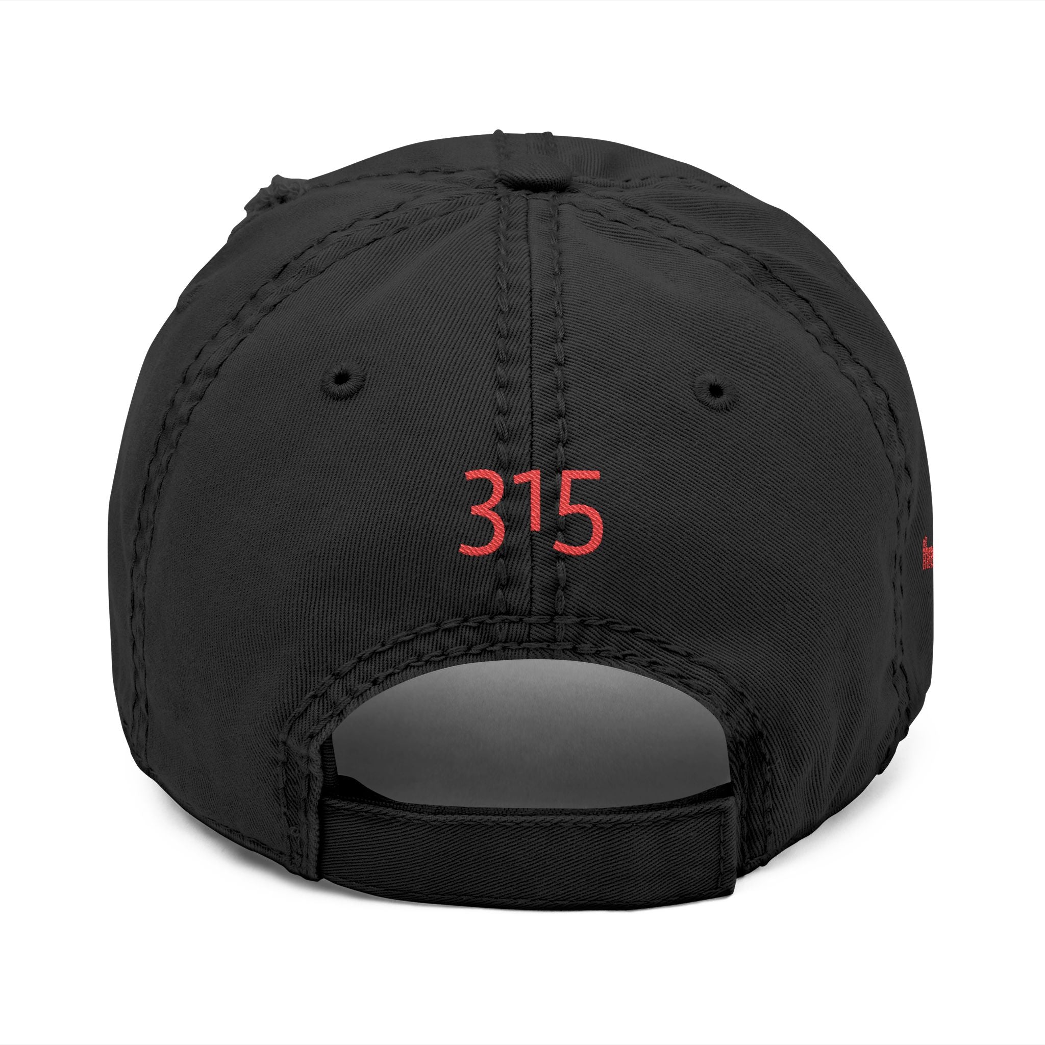3 - Hat Distressed Embroidered TF Three Fifteen Dad Hat - Casual Chic Accessory