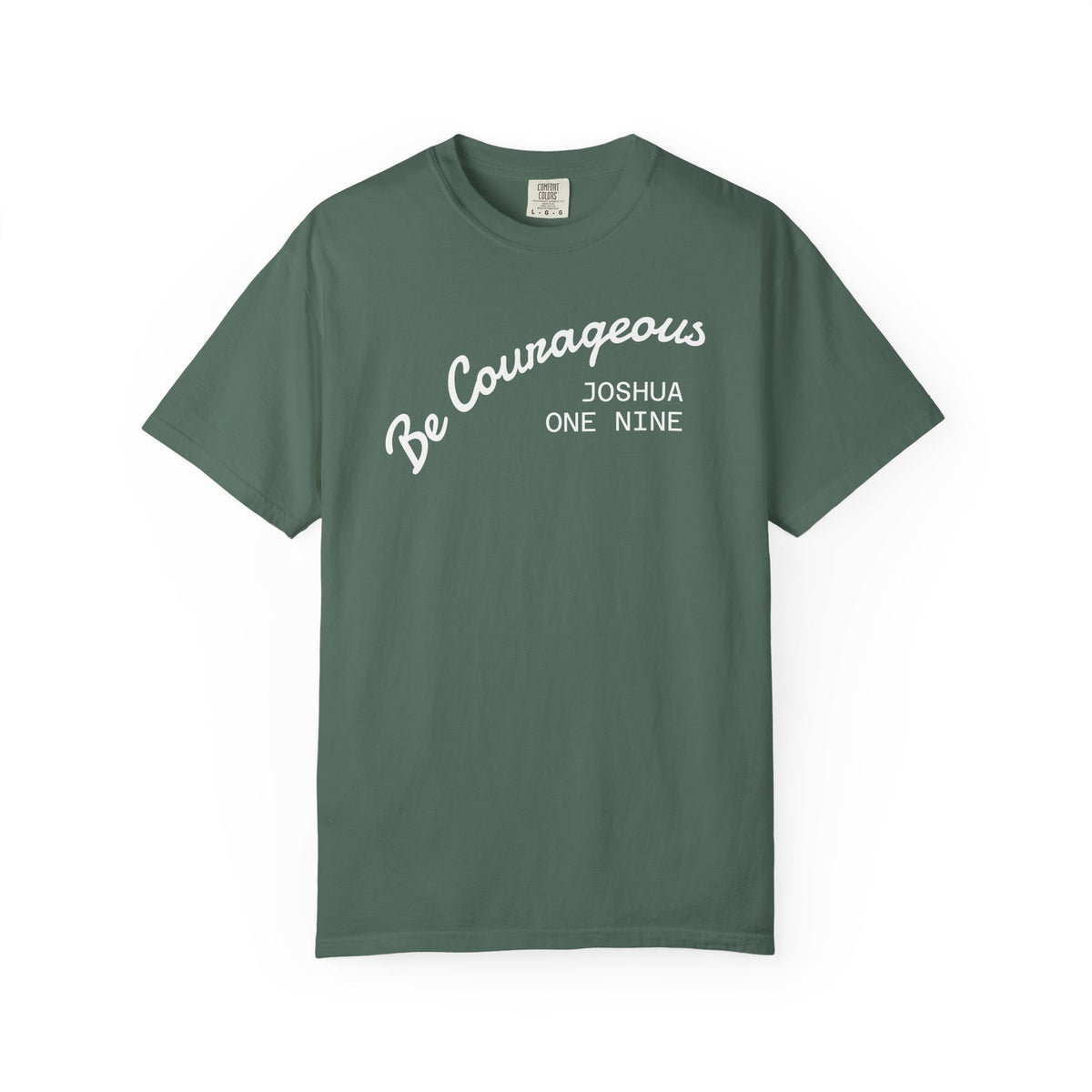 01 - Courageous Joshua One Nine Multi Colors Graphic T-Shirt