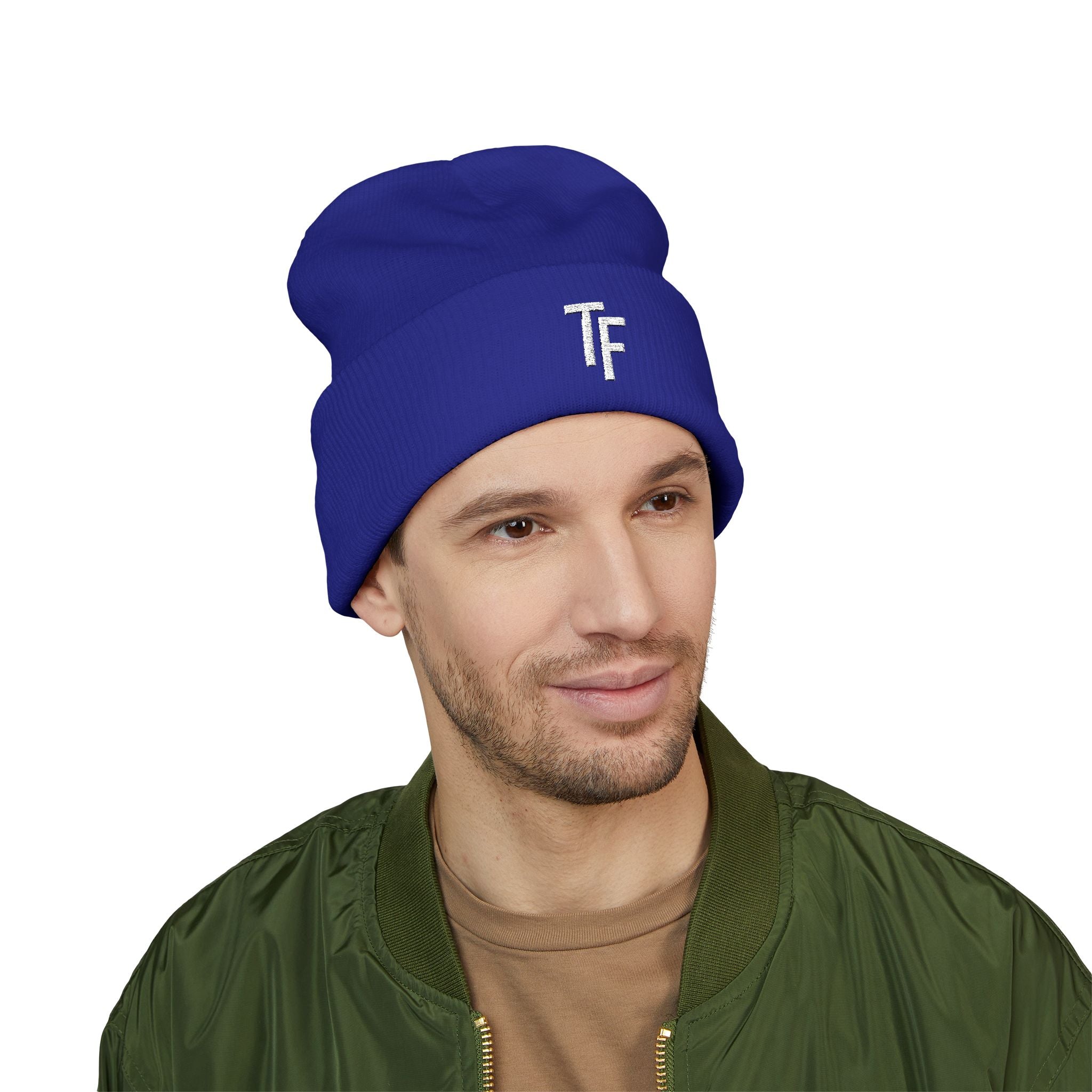 3 - Hat TF Embroidered Classic Multi Colors Cuffed Beanie - Stylish Warmth for Every Occasion