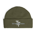 3 - Cuff Beanie — Embroidered "threefifteen" Logo Knit Hat