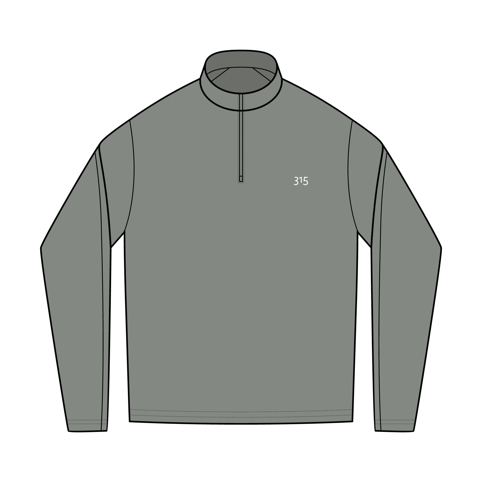 Multi Color Unisex Embroidered Quarter-Zip Pullover - Stylish & Versatile Activewear