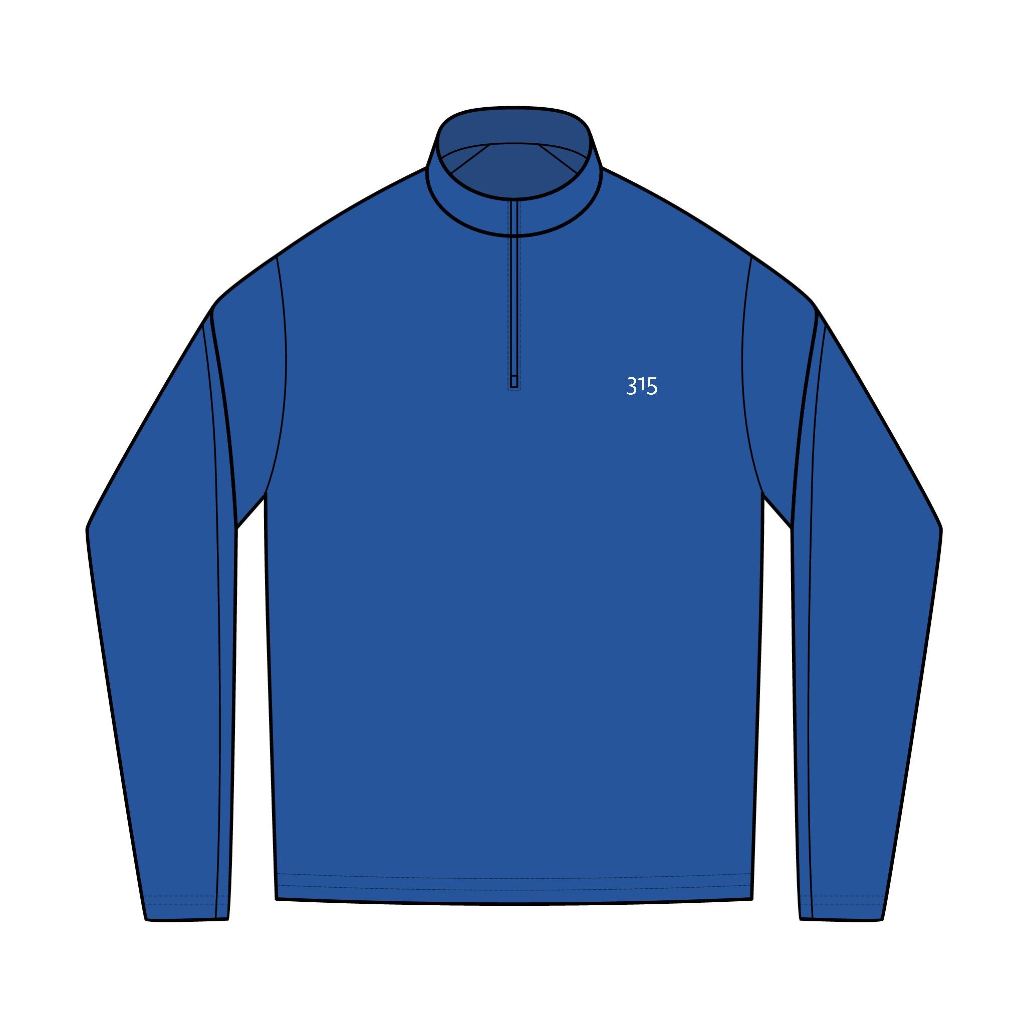 Multi Color Unisex Embroidered Quarter-Zip Pullover - Stylish & Versatile Activewear