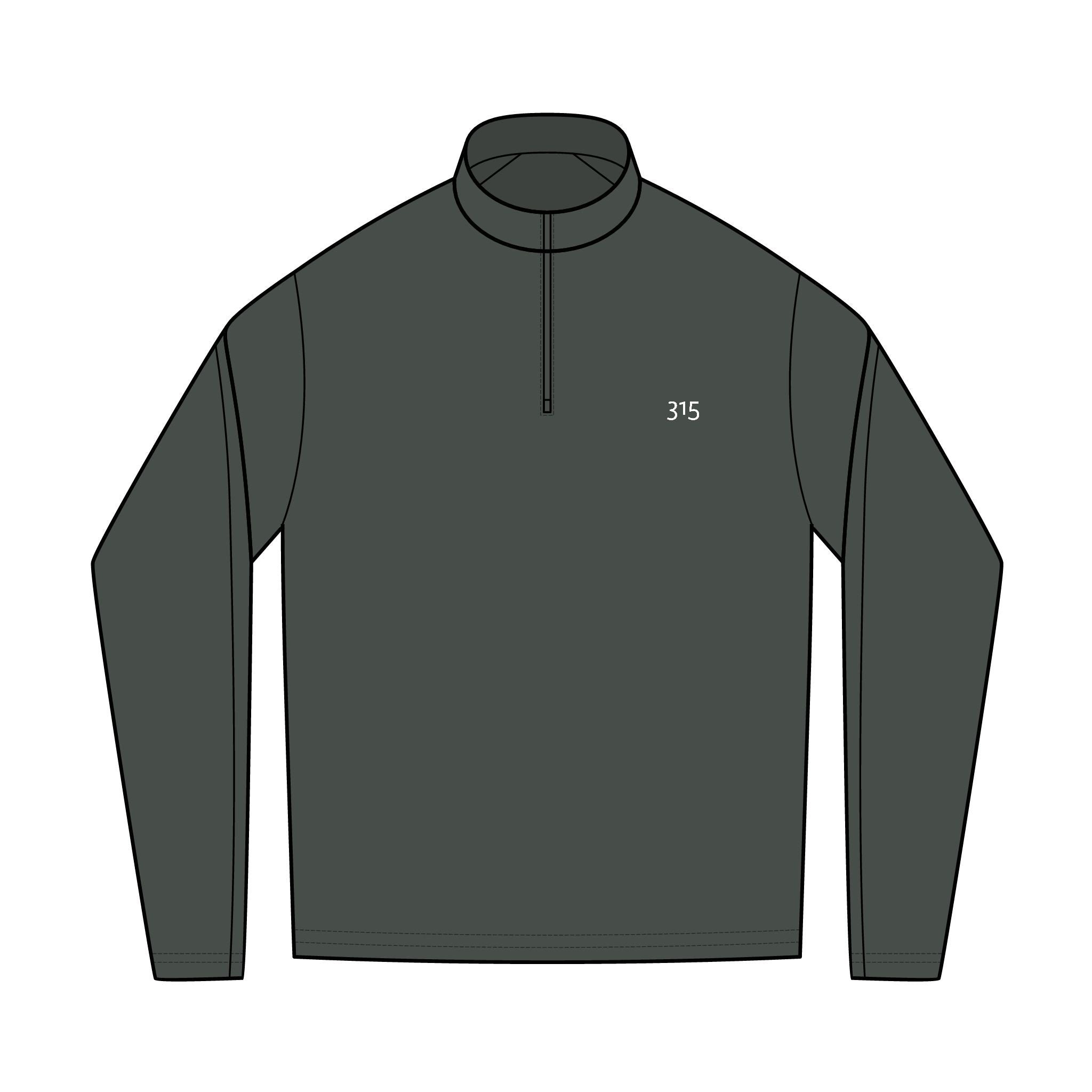 Multi Color Unisex Embroidered Quarter-Zip Pullover - Stylish & Versatile Activewear