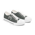 31 - Women’s Dark Grey Low-Top Sneakers for Women - Minimal Casual Canvas Shoes