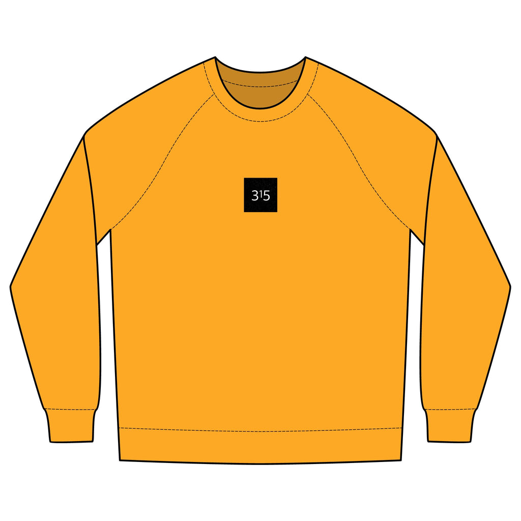 Multi Colors Minimalist Unisex Crew Sweatshirt with '315' Design