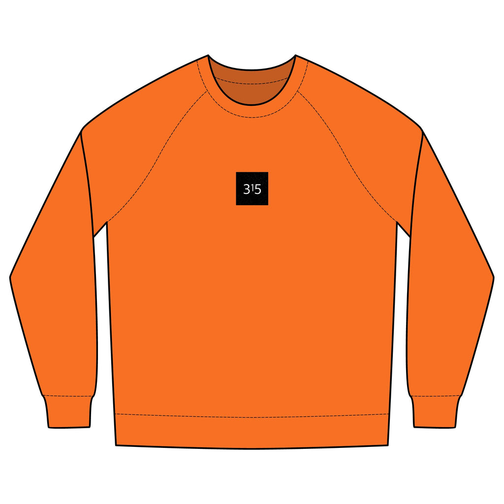 Multi Colors Minimalist Unisex Crew Sweatshirt with '315' Design