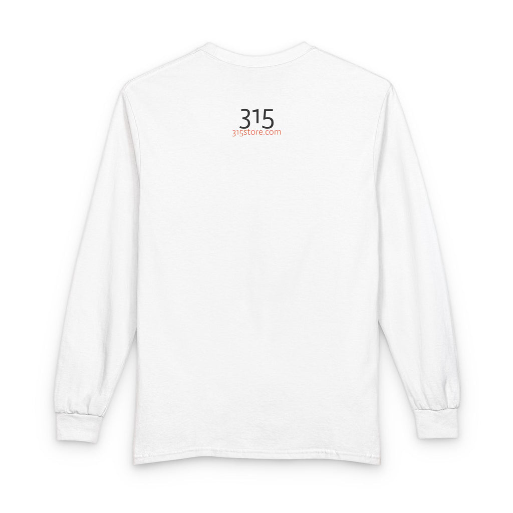 12 - Long Sleeve Multi Colors Gildan T-Shirt — "three15teen" Minimal Number Graphic